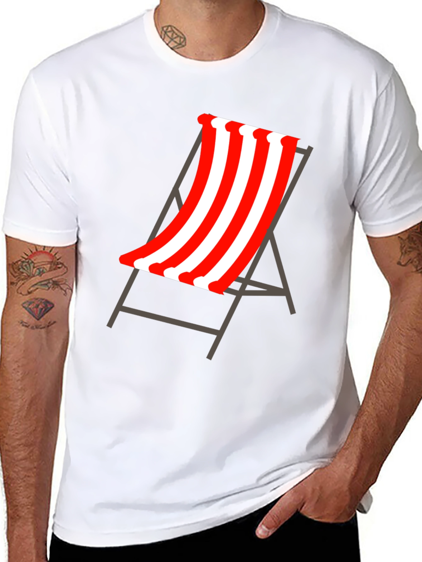 Beach Chair Graphic Tee - Summer Ready!