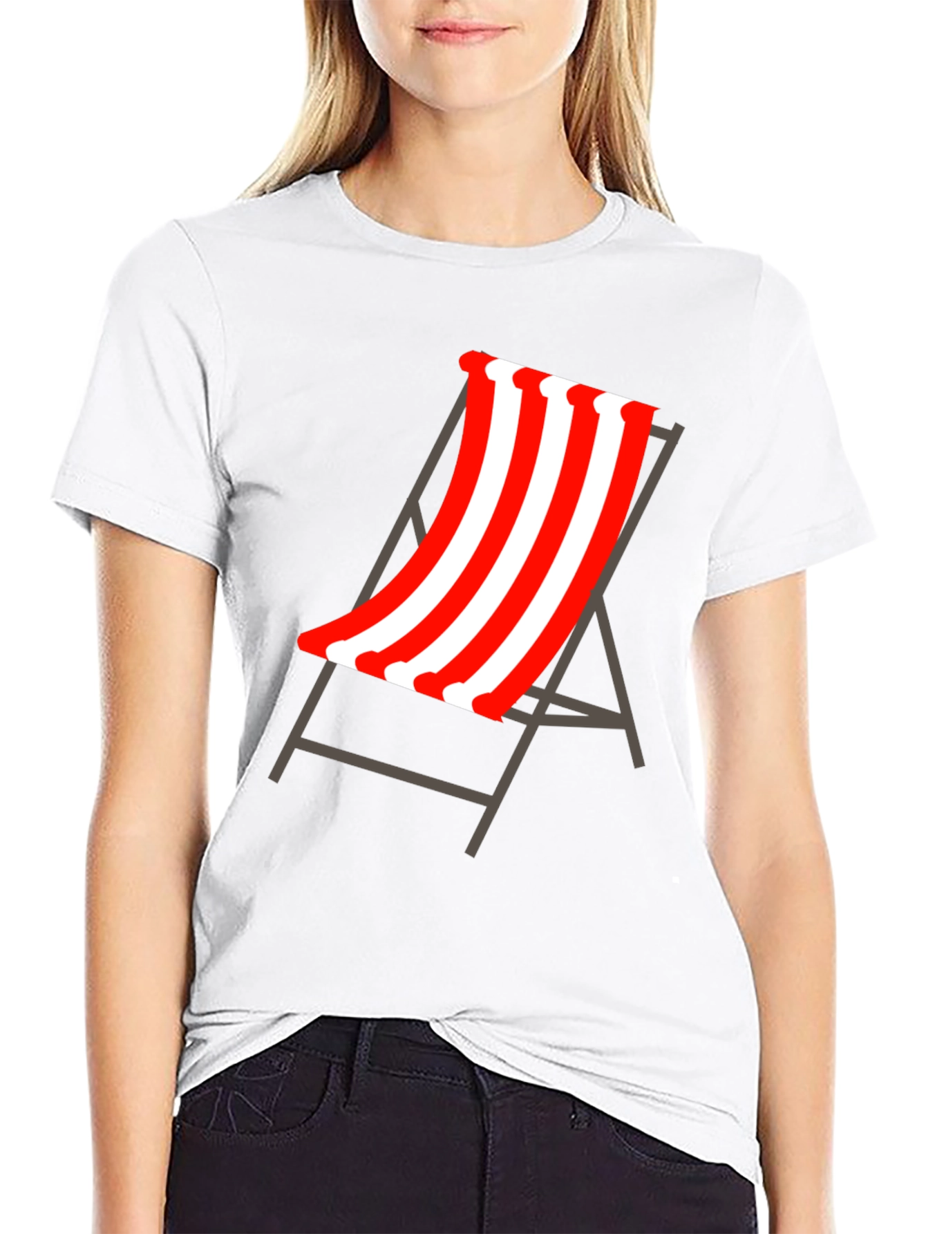 Beach Chair Graphic Tee - Summer Ready!