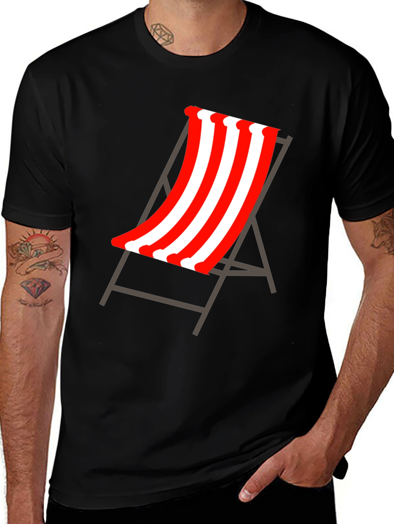 Beach Chair Graphic Tee - Summer Ready!