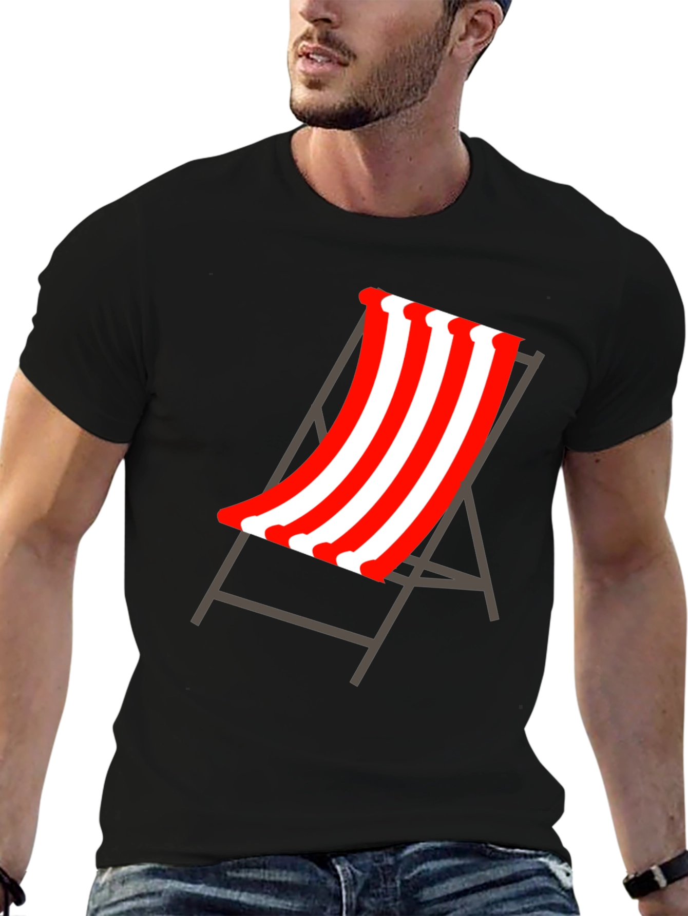 Beach Chair Graphic Tee - Summer Ready!