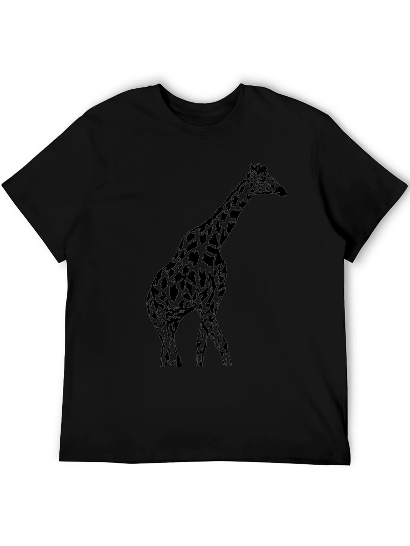 Giraffe Silhouette Graphic T-Shirt