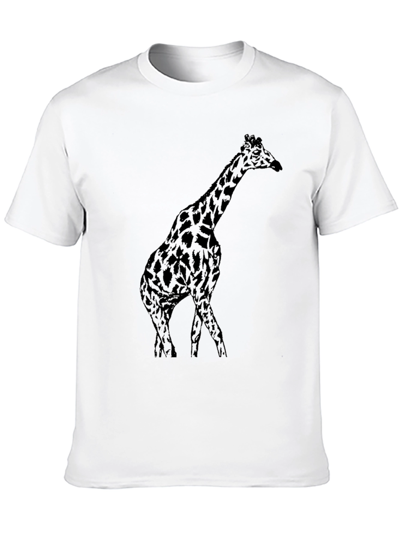 Giraffe Silhouette Graphic T-Shirt