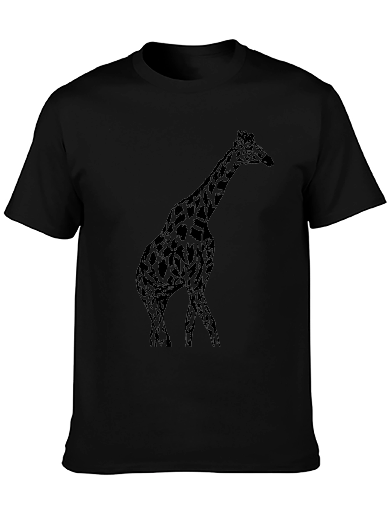 Giraffe Silhouette Graphic T-Shirt