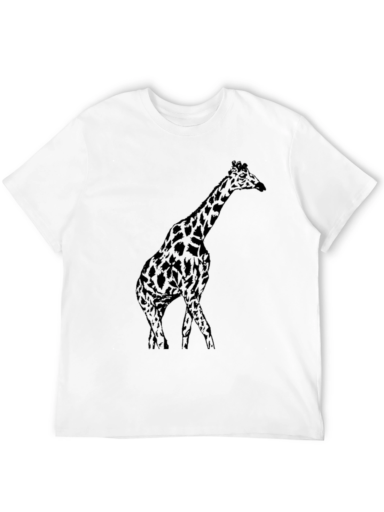 Giraffe Silhouette Graphic T-Shirt
