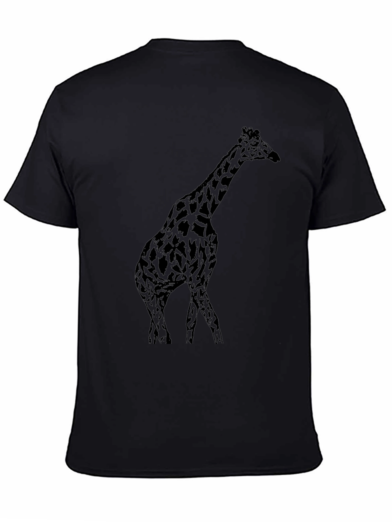 Giraffe Silhouette Graphic T-Shirt