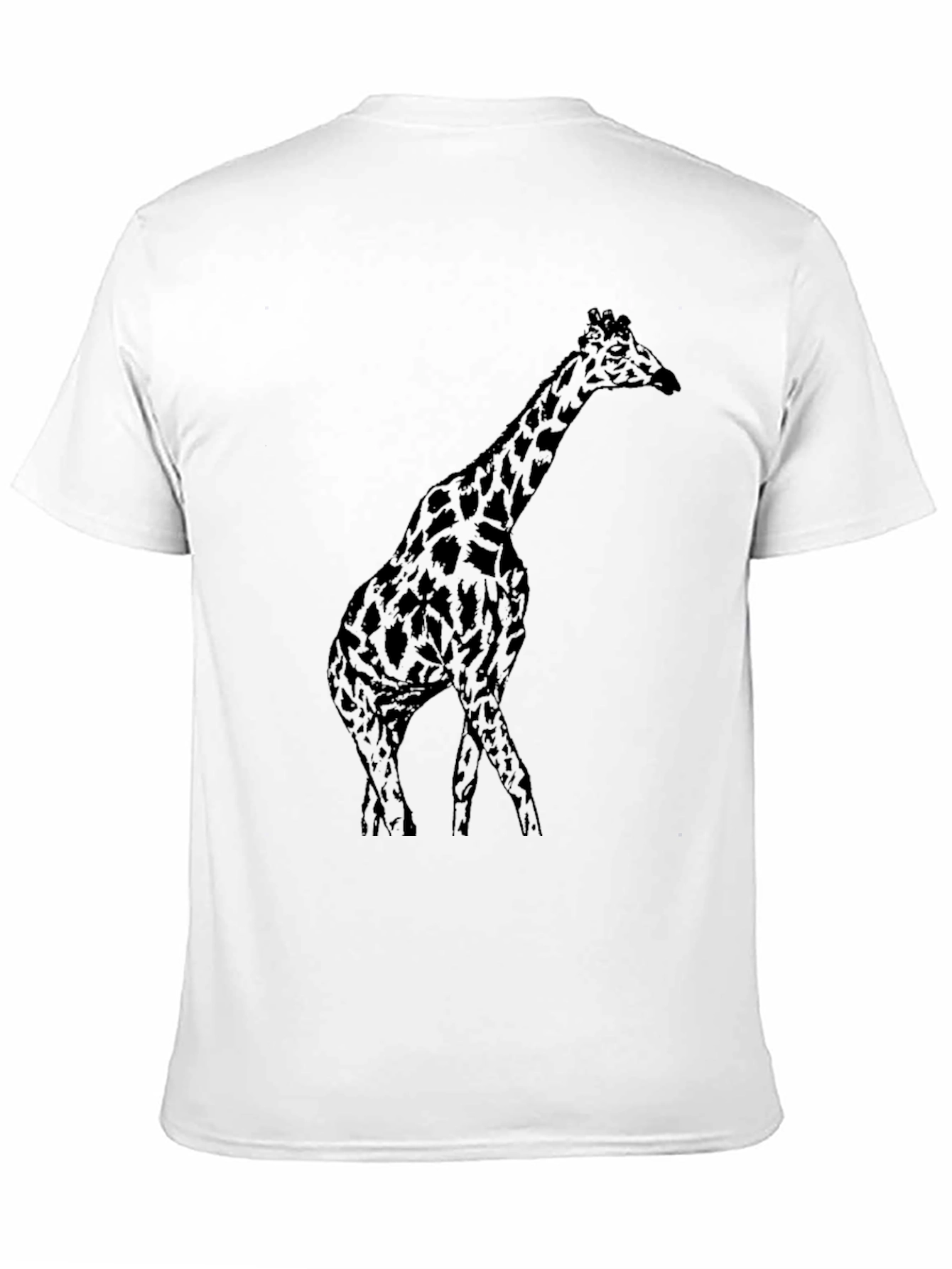 Giraffe Silhouette Graphic T-Shirt