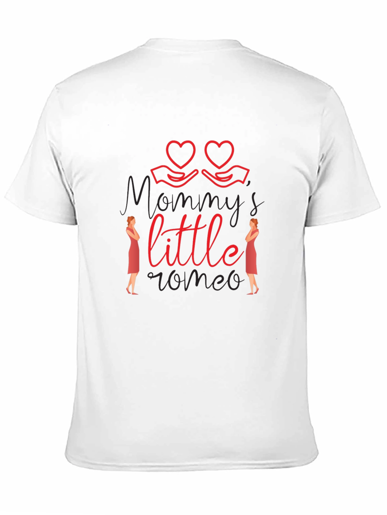 Mommys Little Romeo Valentines Day T-Shirt