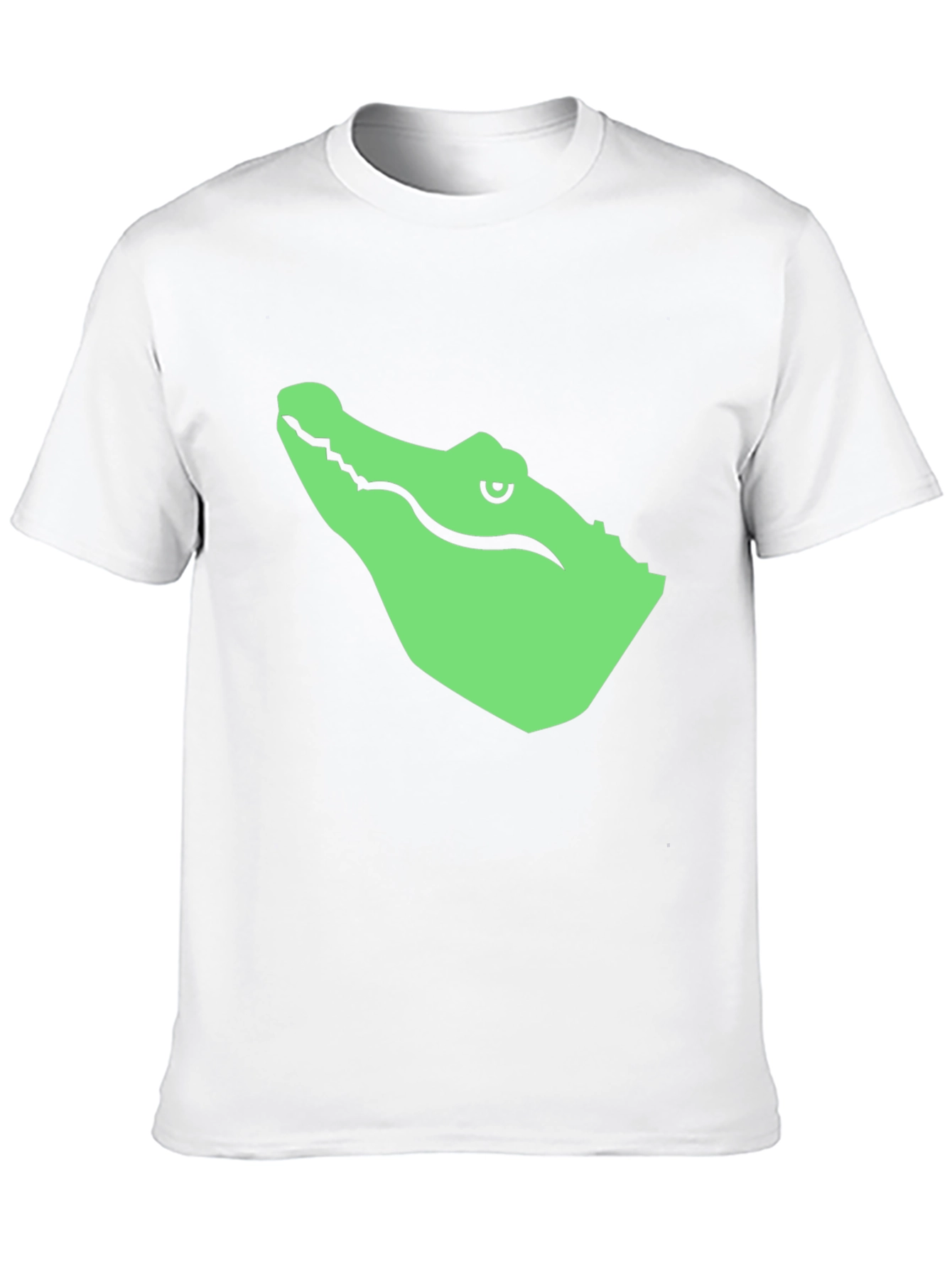 Alligator Graphic Tee - Black Cotton T-Shirt