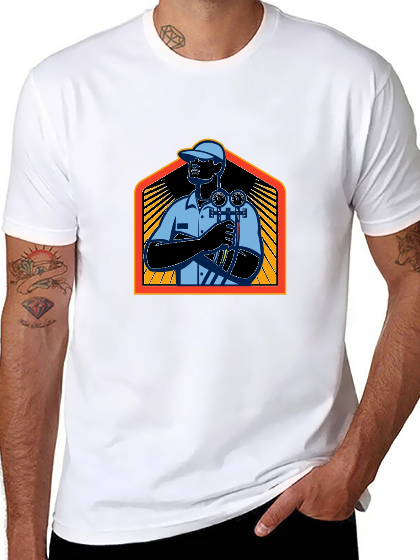 HVAC Technician T-Shirt - Cool Graphic Tee