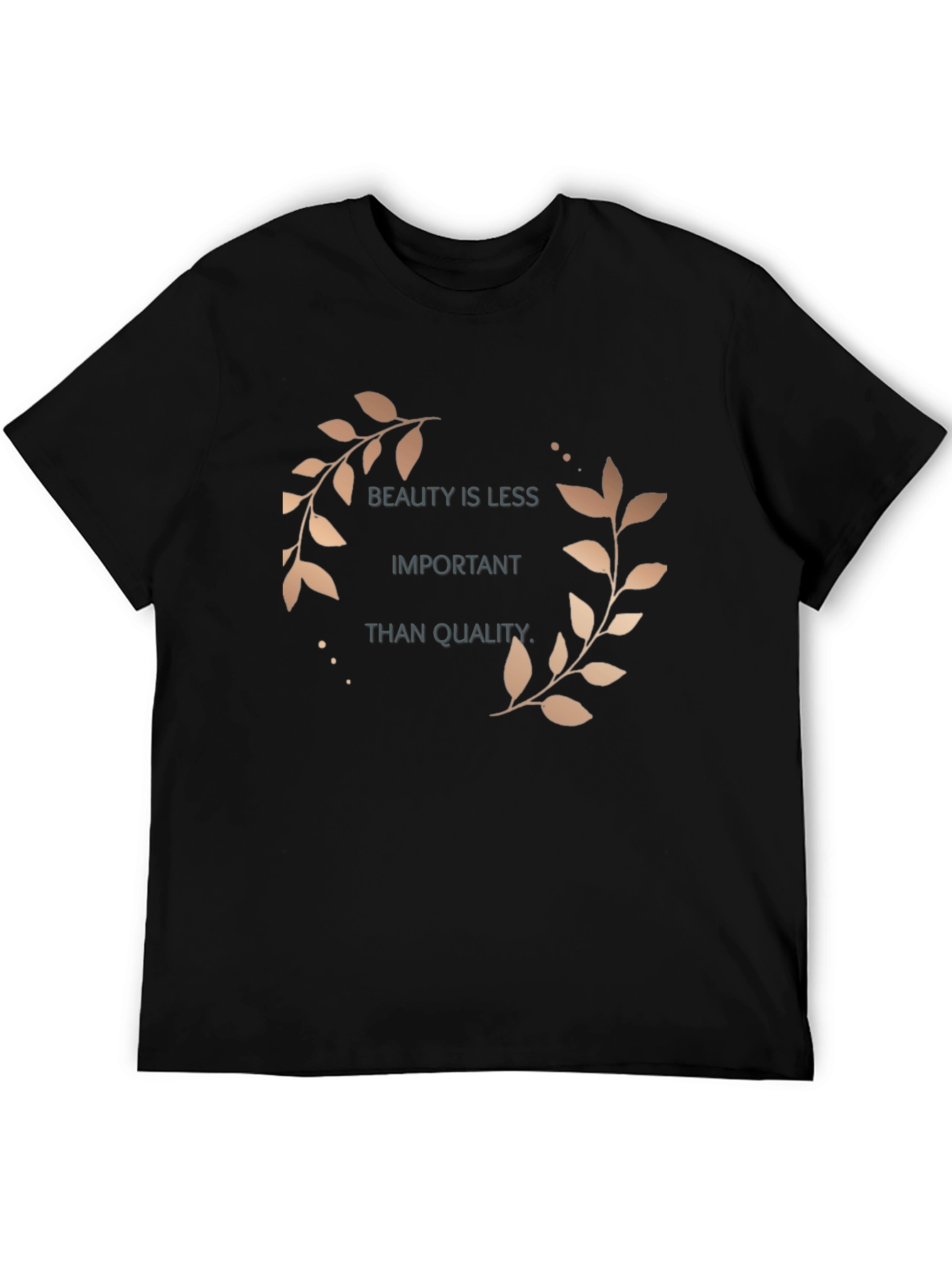 Stylish Black T-Shirt - Beauty & Quality Design