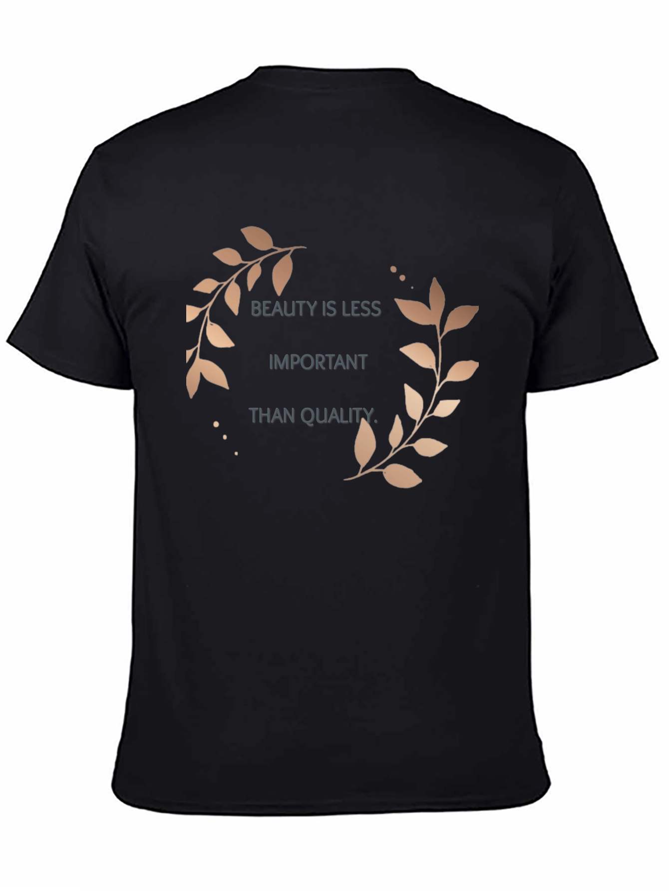 Stylish Black T-Shirt - Beauty & Quality Design