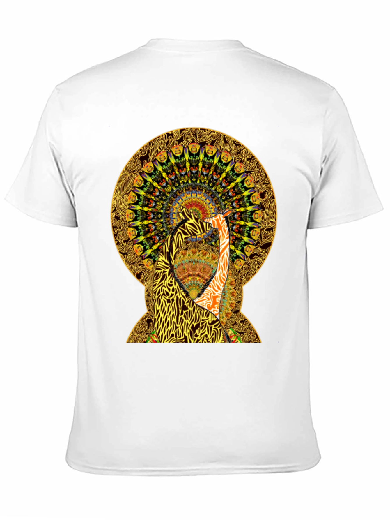 Psychedelic Giraffe Print T-Shirt