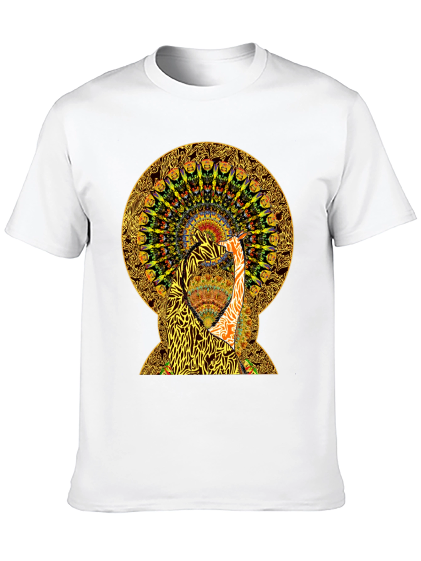 Psychedelic Giraffe Print T-Shirt