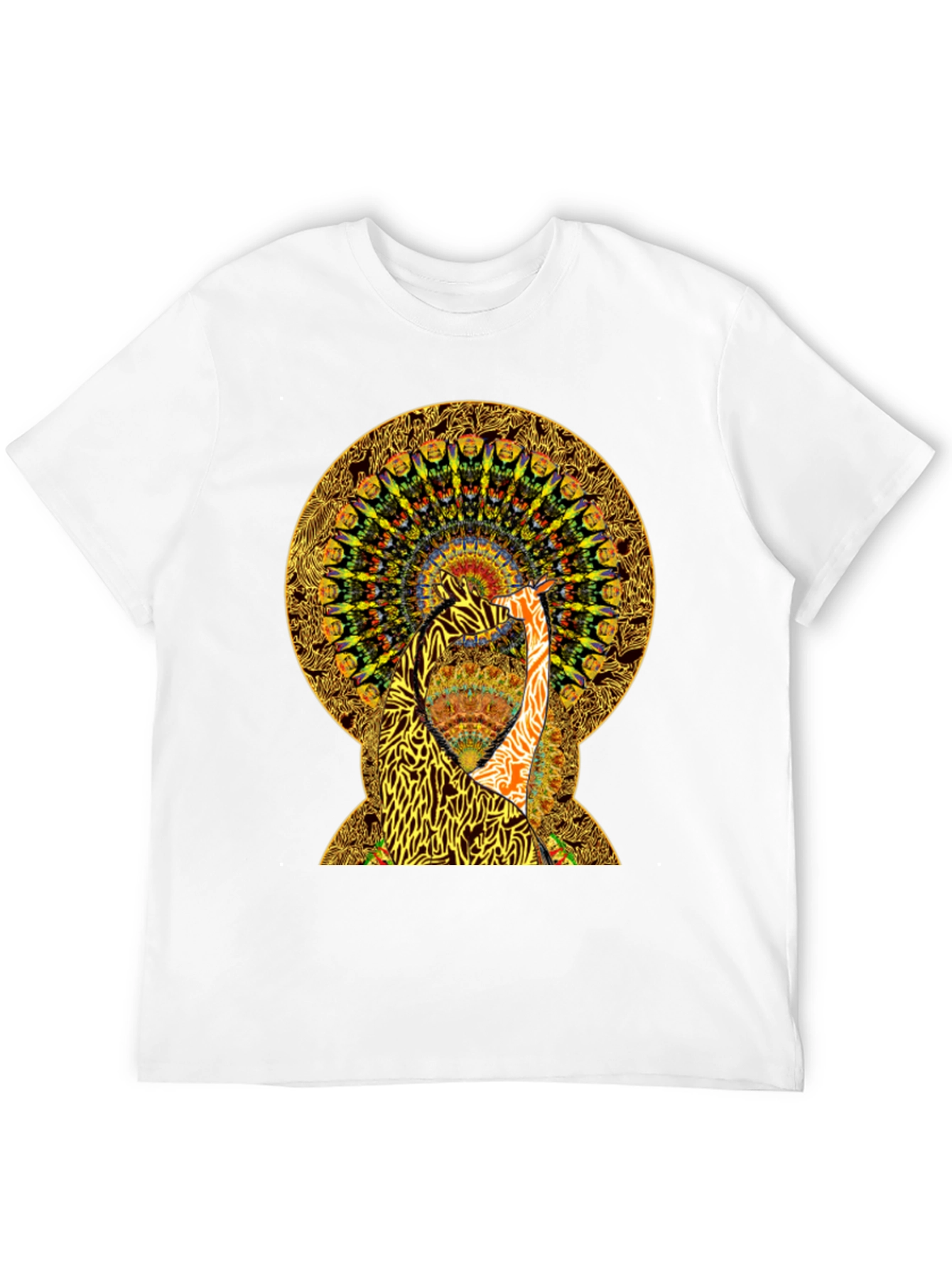 Psychedelic Giraffe Print T-Shirt