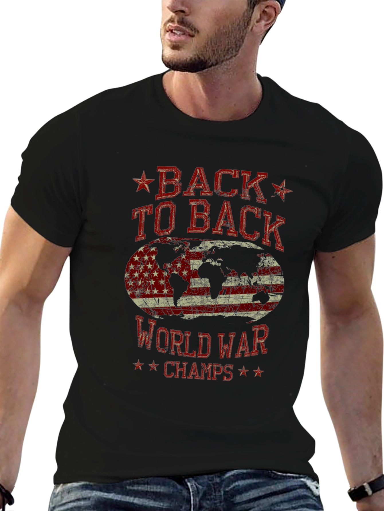 Back to Back World War Champs Graphic Tee