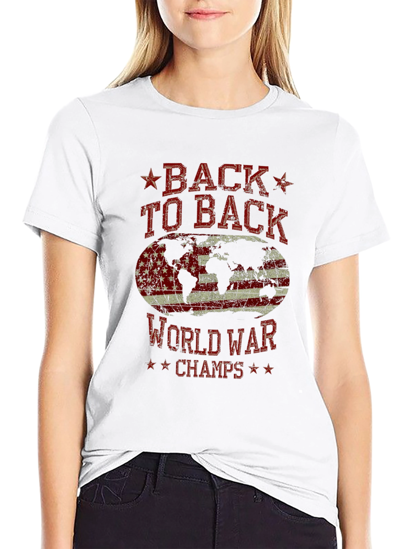 Back to Back World War Champs Graphic Tee