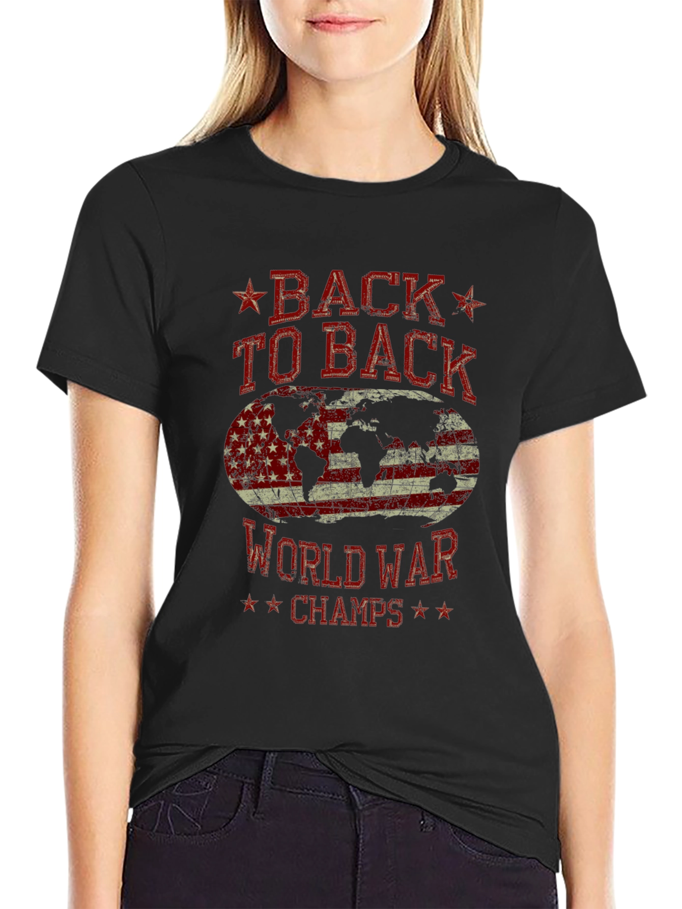 Back to Back World War Champs Graphic Tee