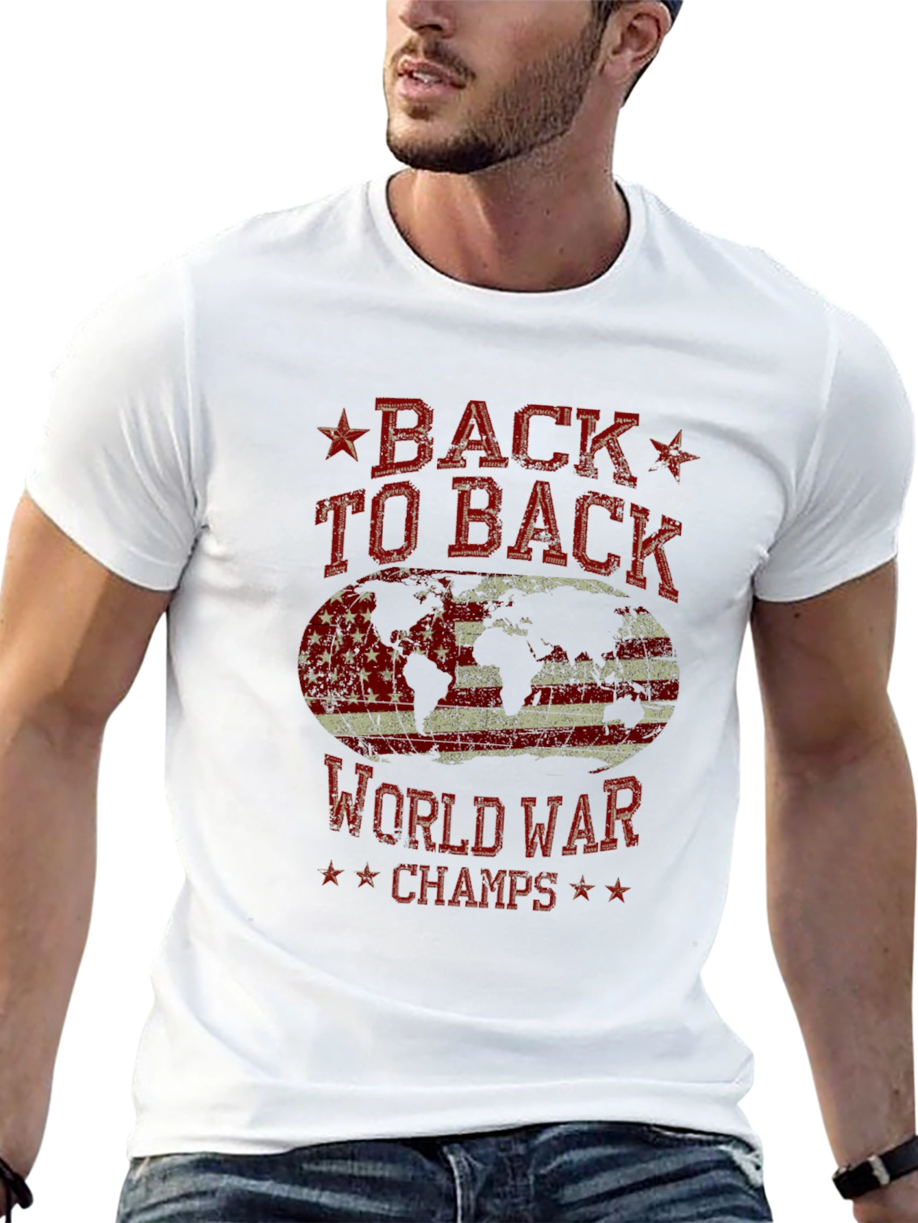 Back to Back World War Champs Graphic Tee
