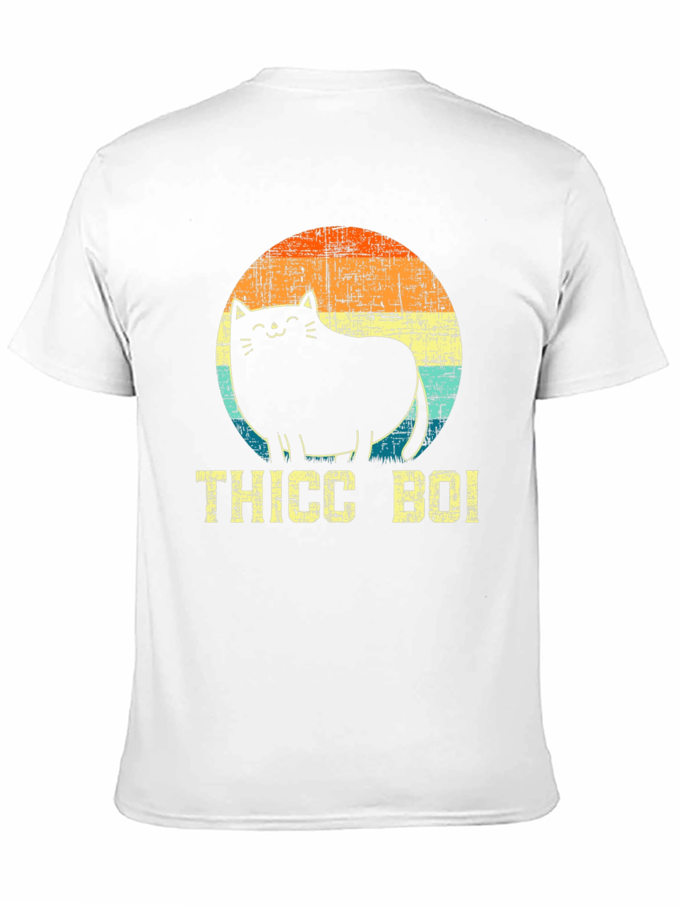 Thicc Boi Cat T-Shirt - Black Graphic Tee