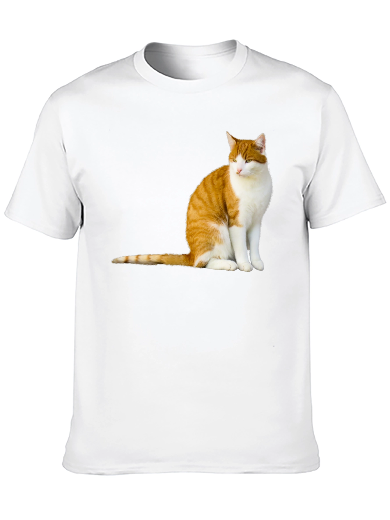 Cat Graphic T-Shirt - Mens Black Tee