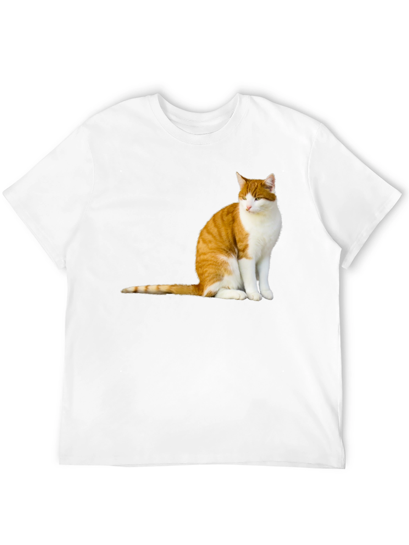 Cat Graphic T-Shirt - Mens Black Tee