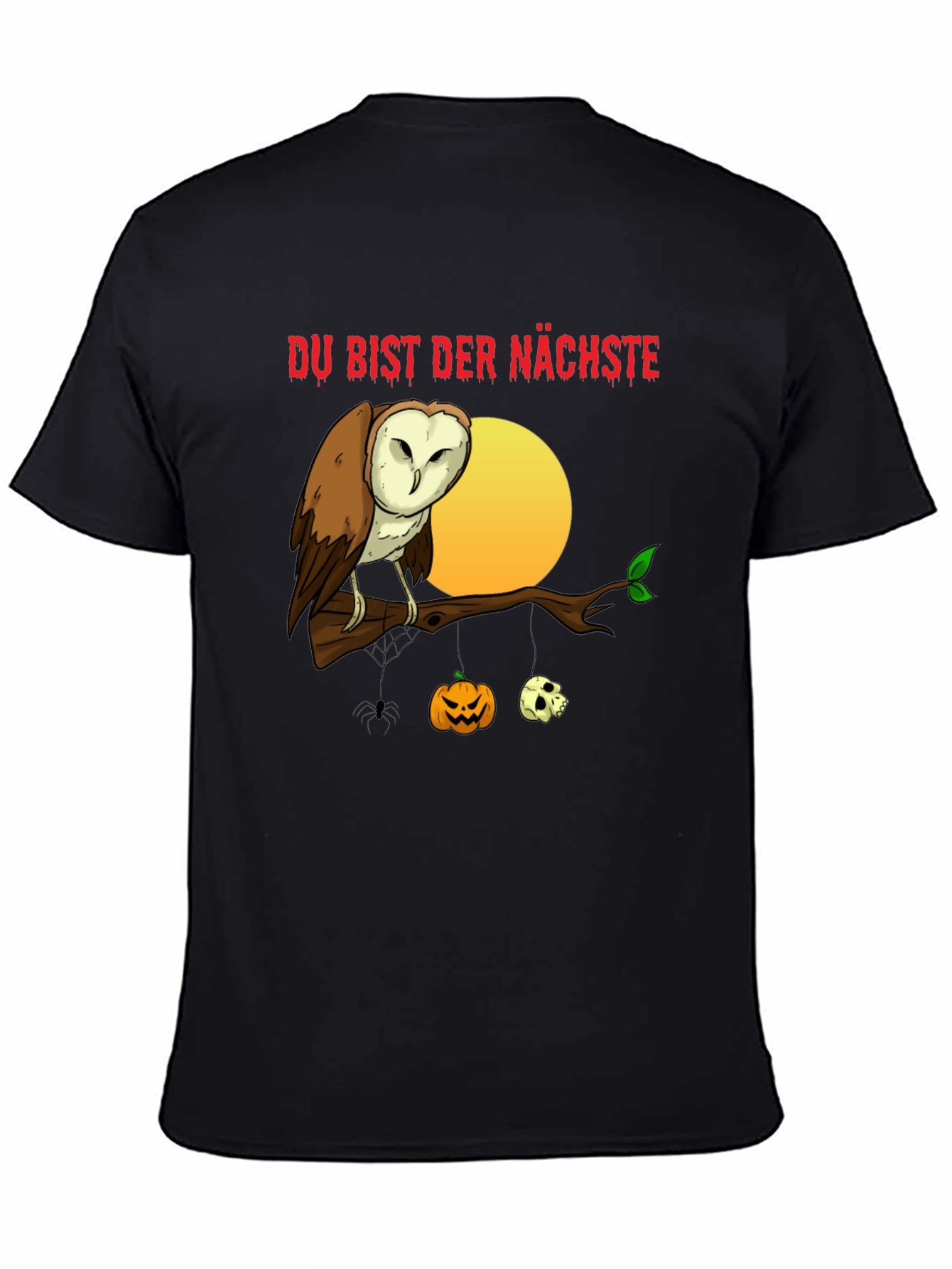 Du Bist Der Nächste Halloween Owl T-Shirt
