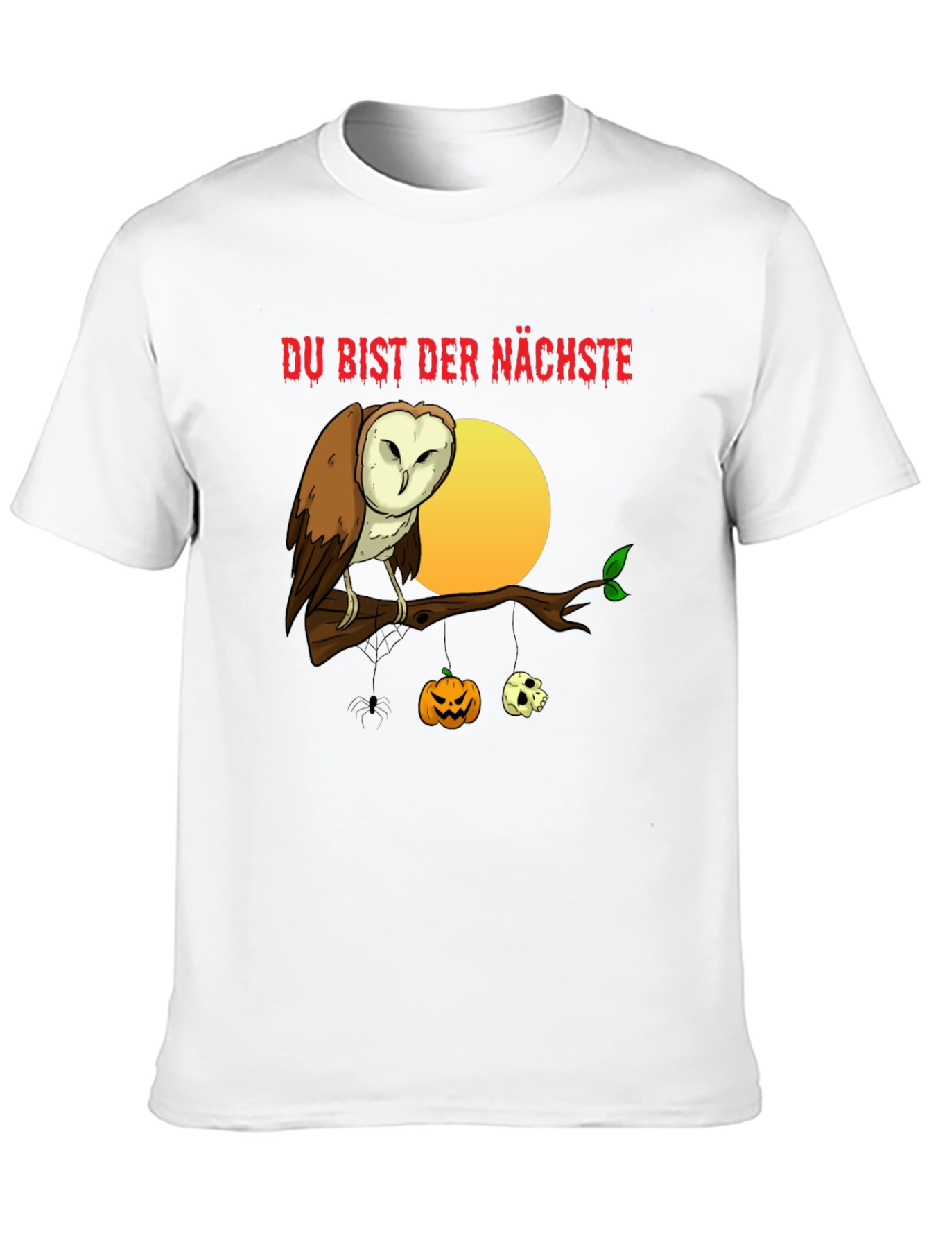 Du Bist Der Nächste Halloween Owl T-Shirt