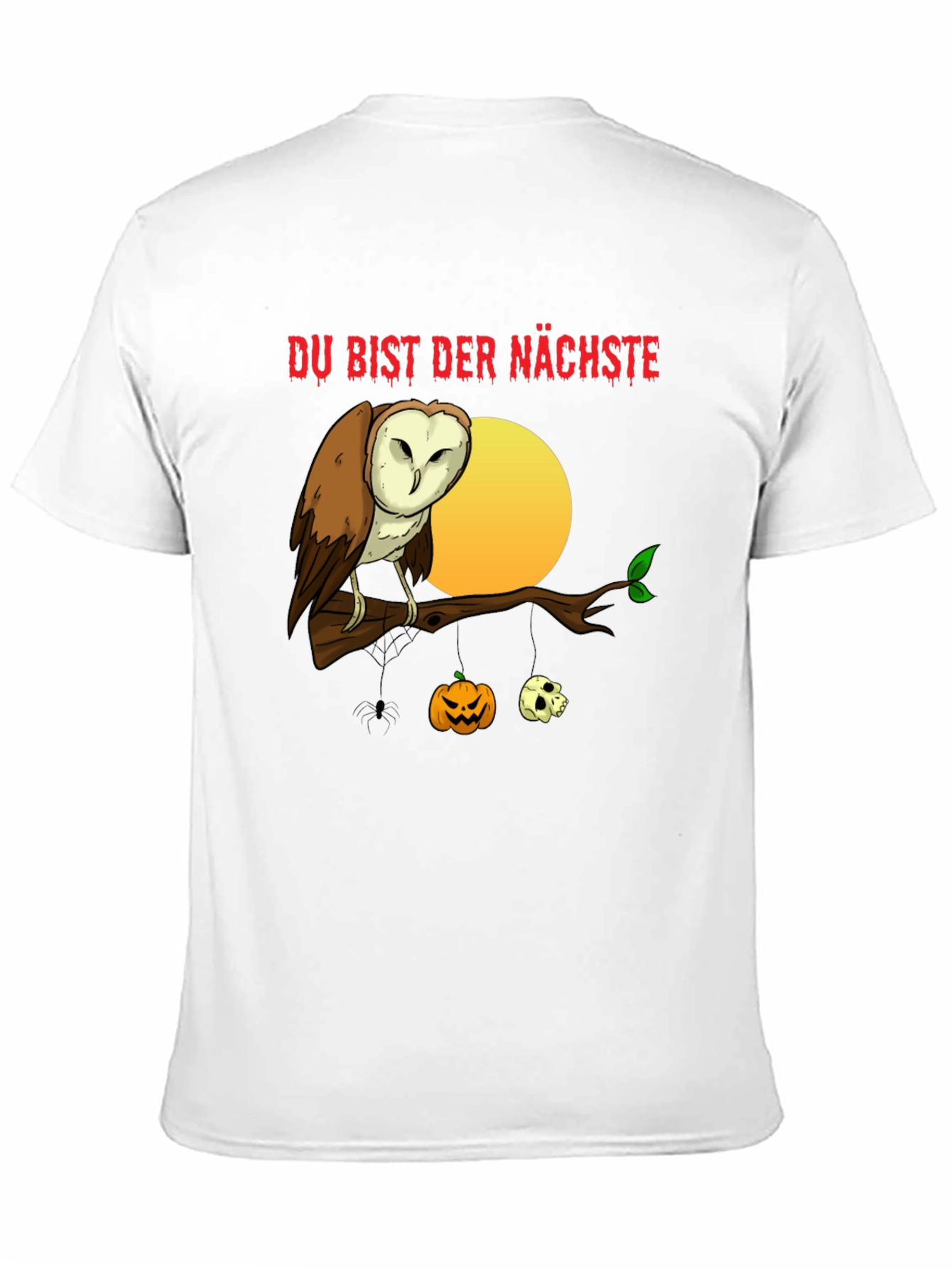 Du Bist Der Nächste Halloween Owl T-Shirt