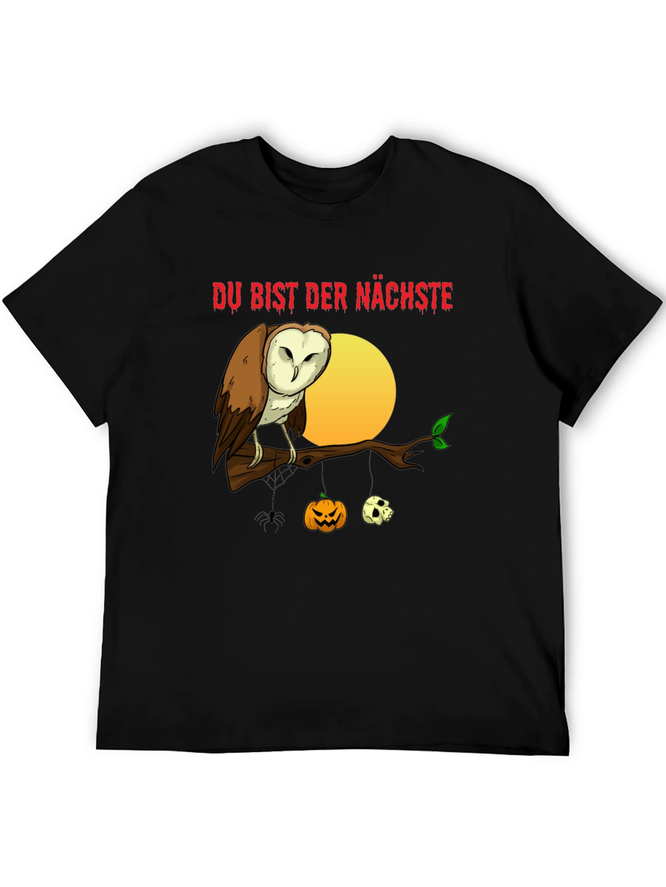 Du Bist Der Nächste Halloween Owl T-Shirt