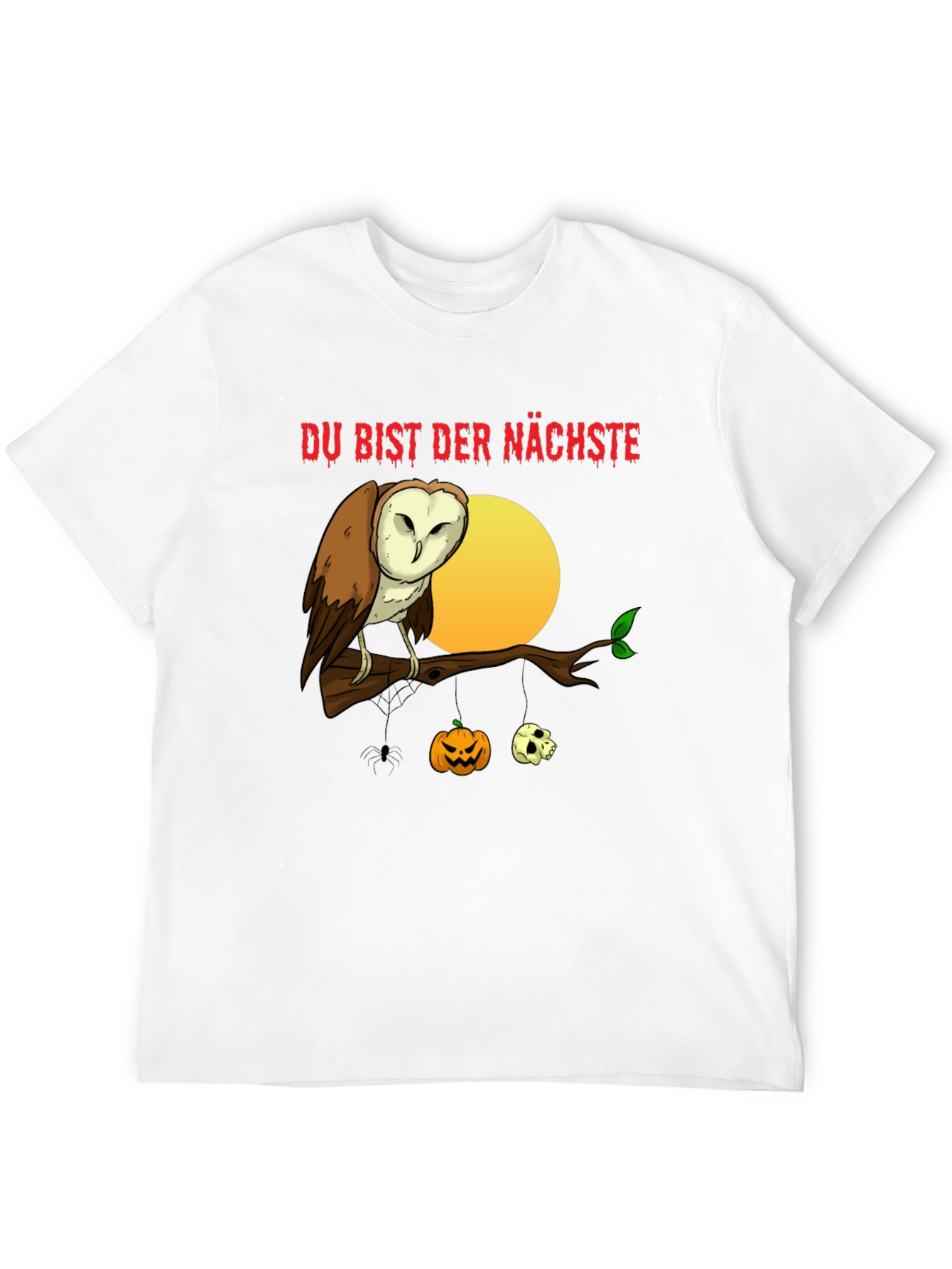 Du Bist Der Nächste Halloween Owl T-Shirt