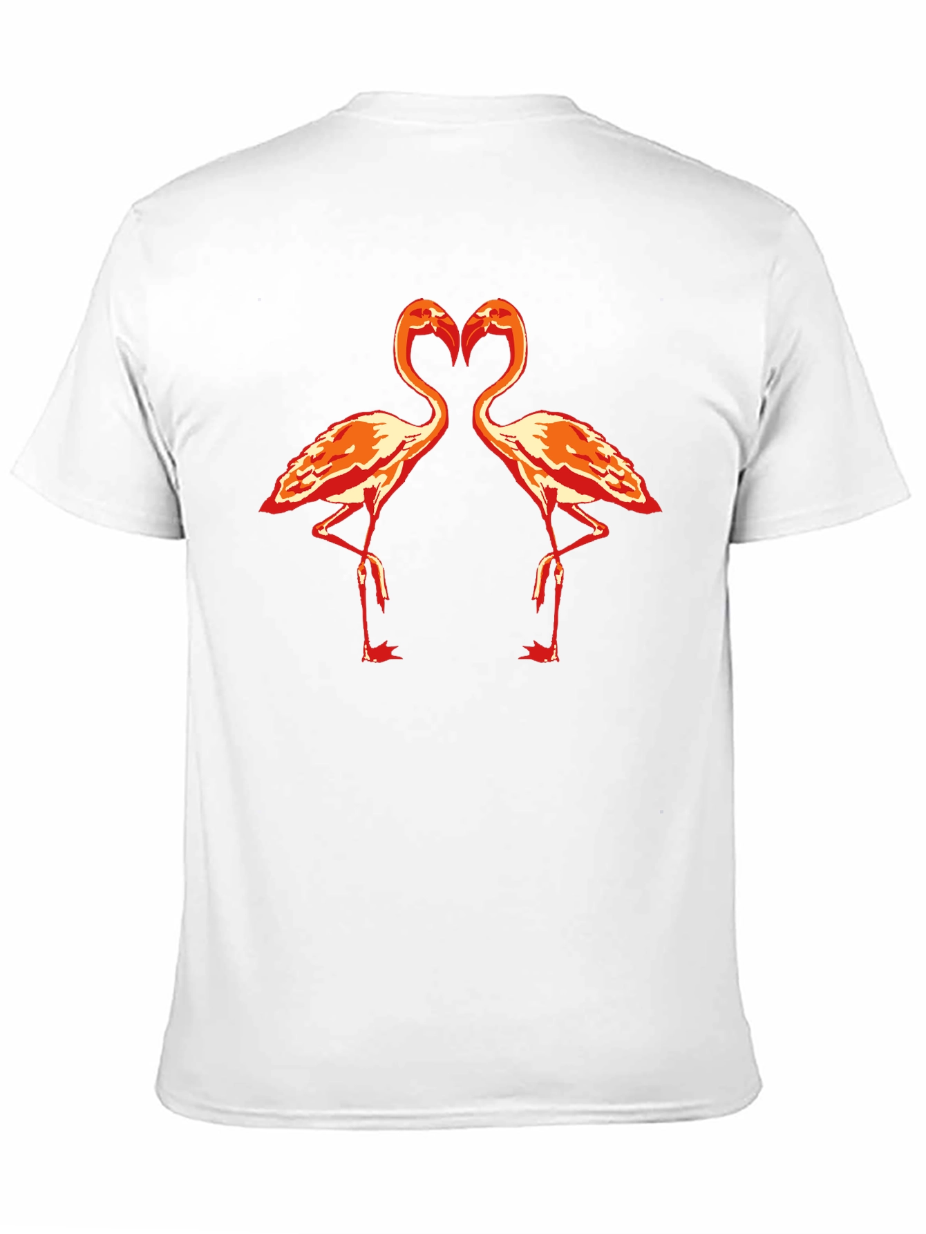 Flamingo Heart Graphic T-Shirt
