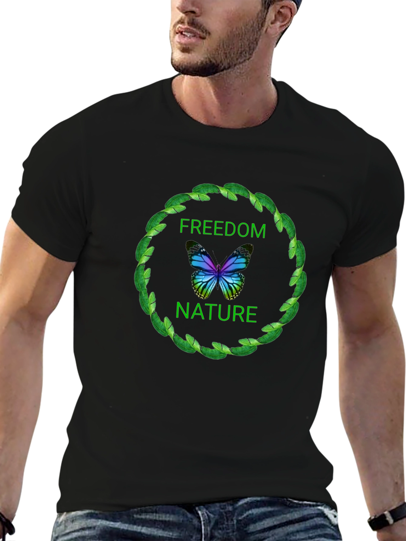 Freedom Nature Graphic T-Shirt