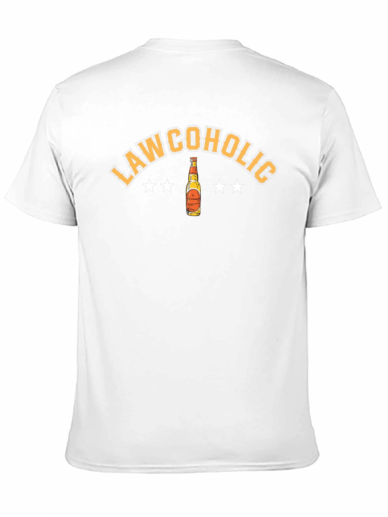 Lawcoholic Graphic Tee - Black Cotton Blend Shirt