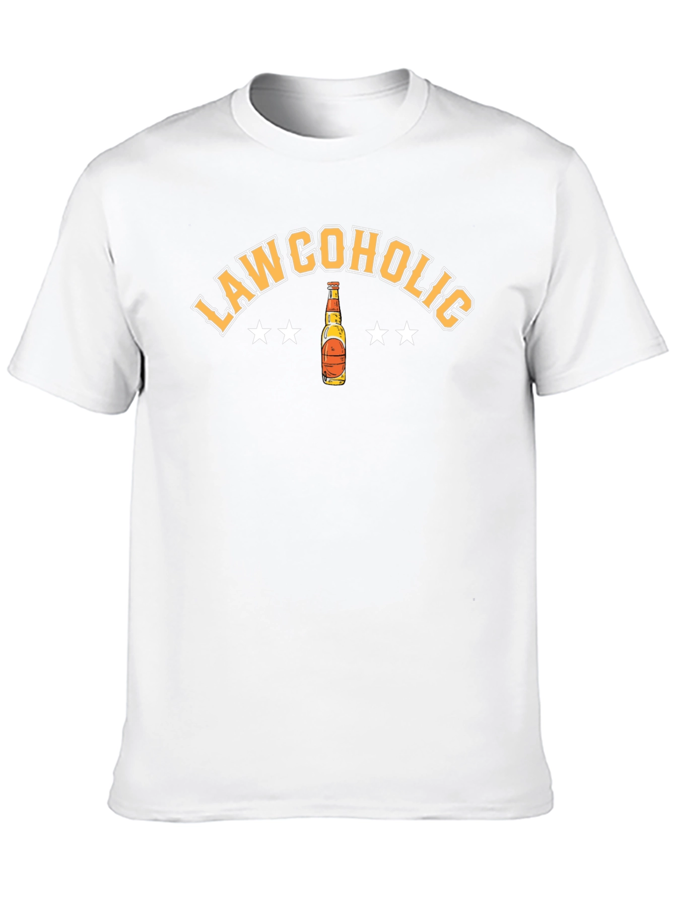 Lawcoholic Graphic Tee - Black Cotton Blend Shirt
