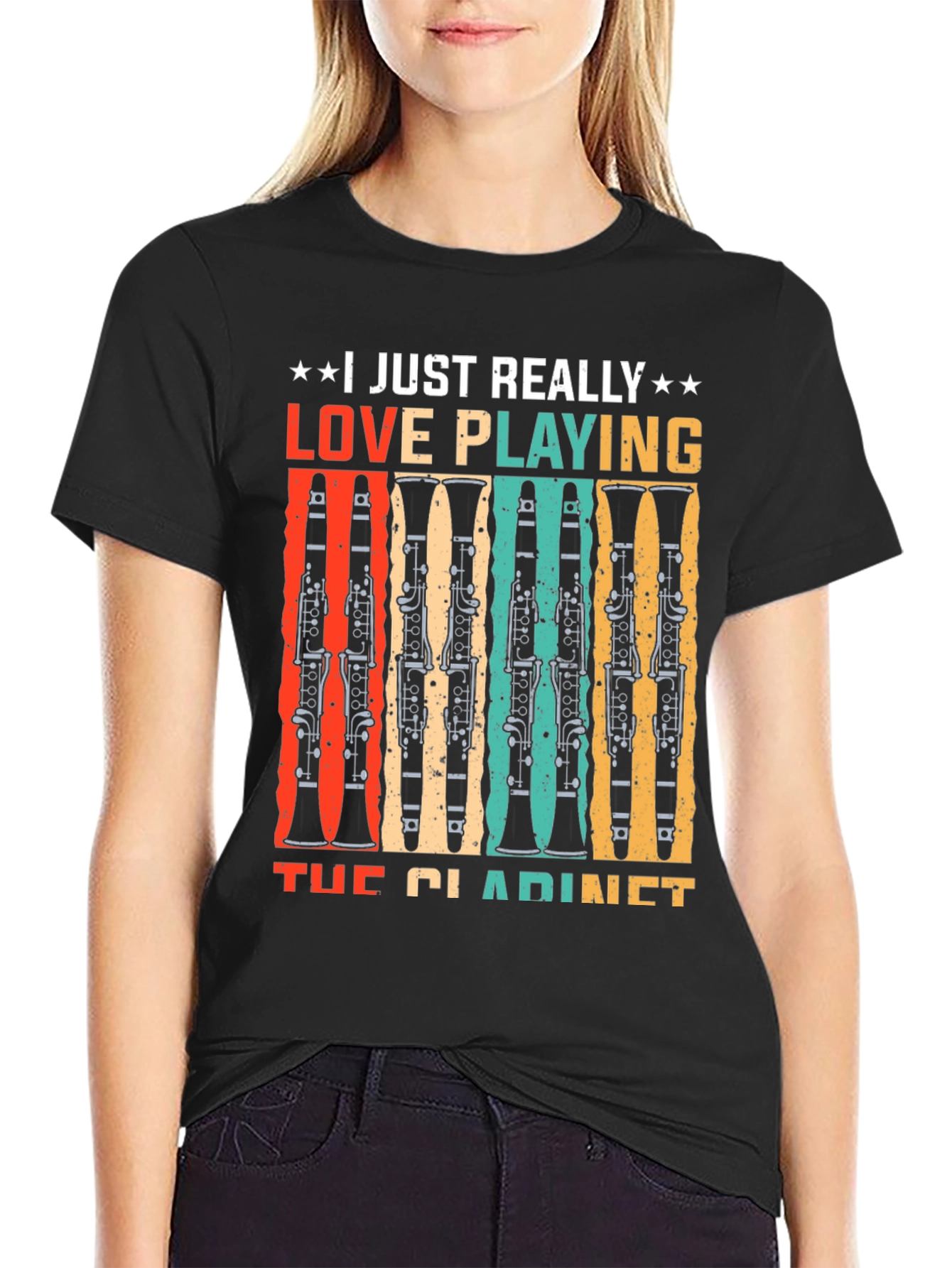 I Love Playing Clarinet T-Shirt