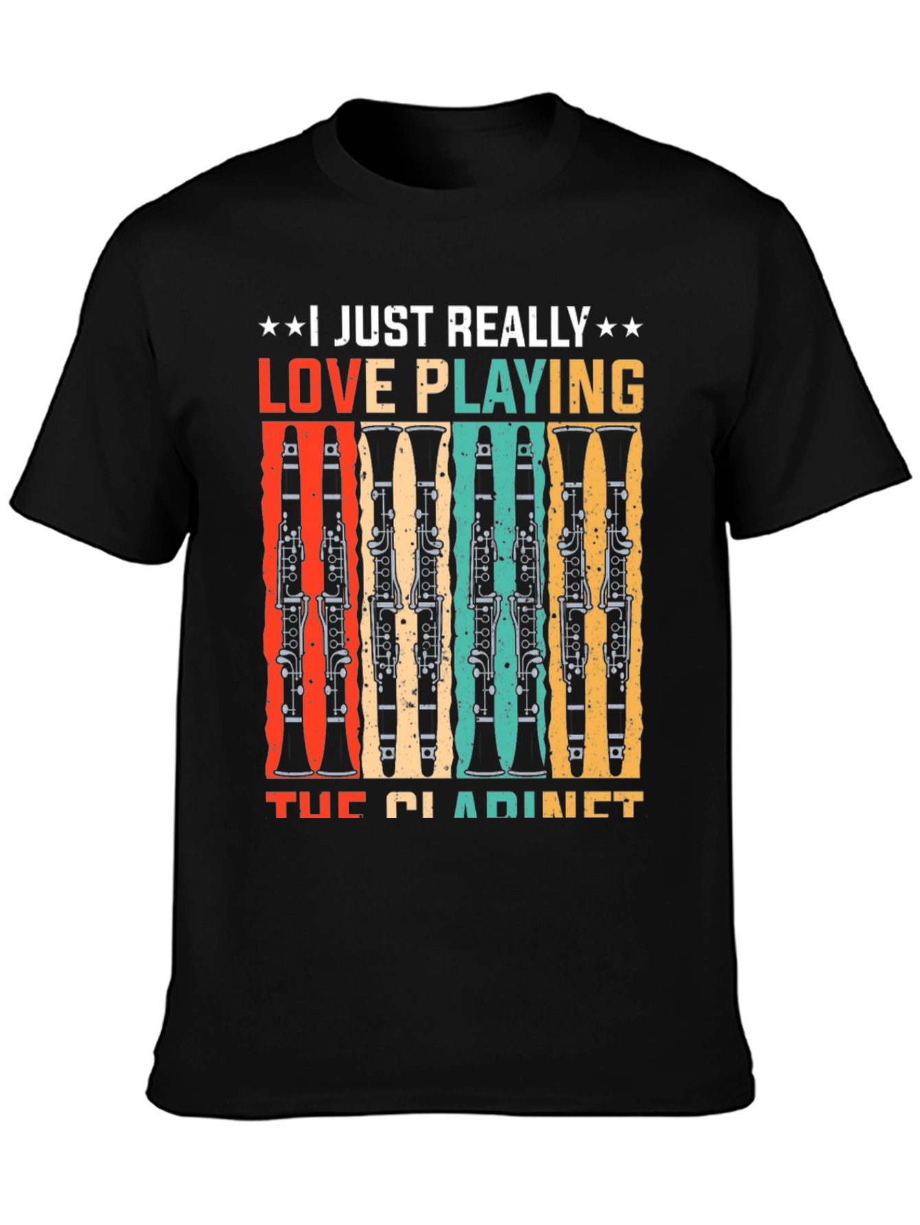 I Love Playing Clarinet T-Shirt