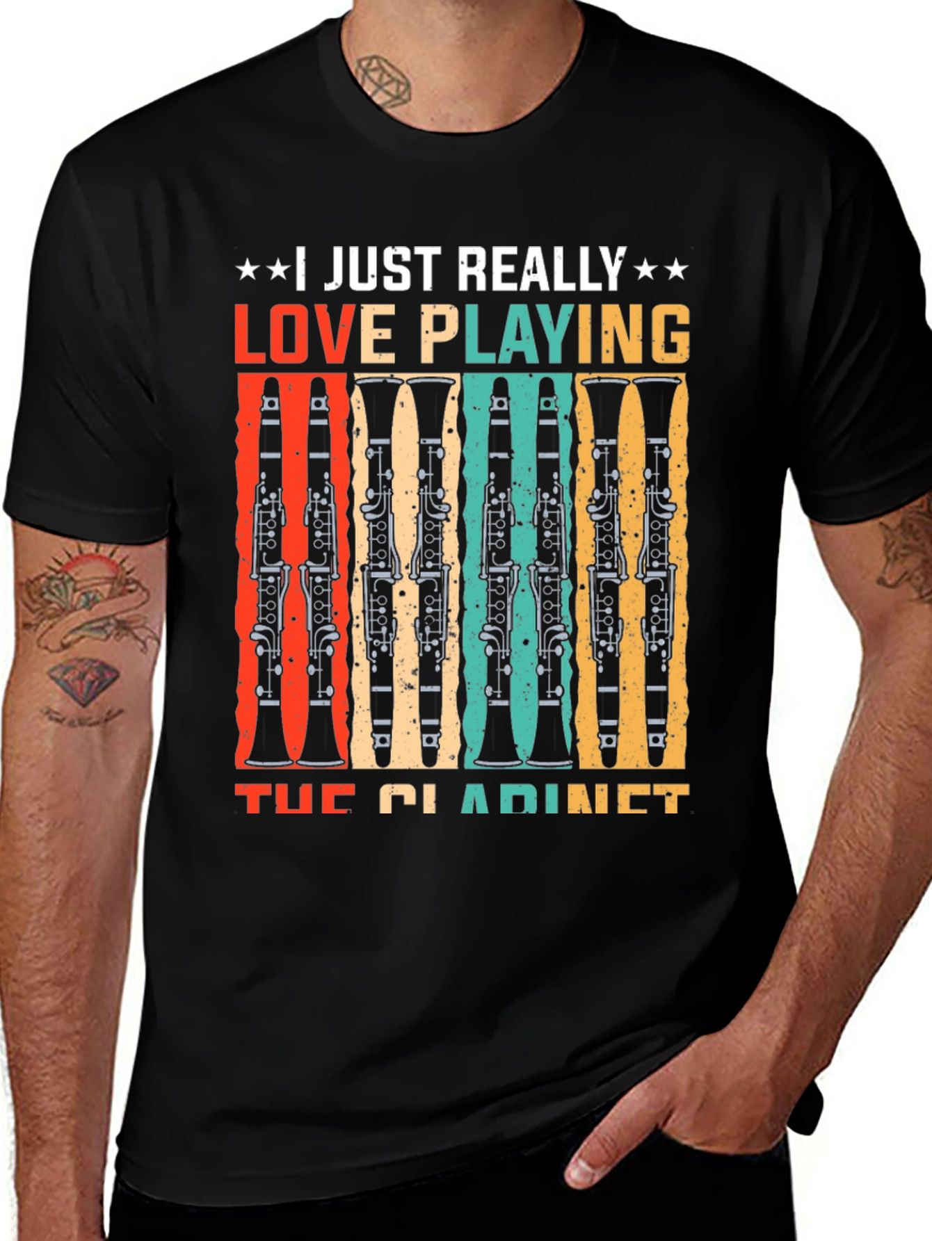 I Love Playing Clarinet T-Shirt