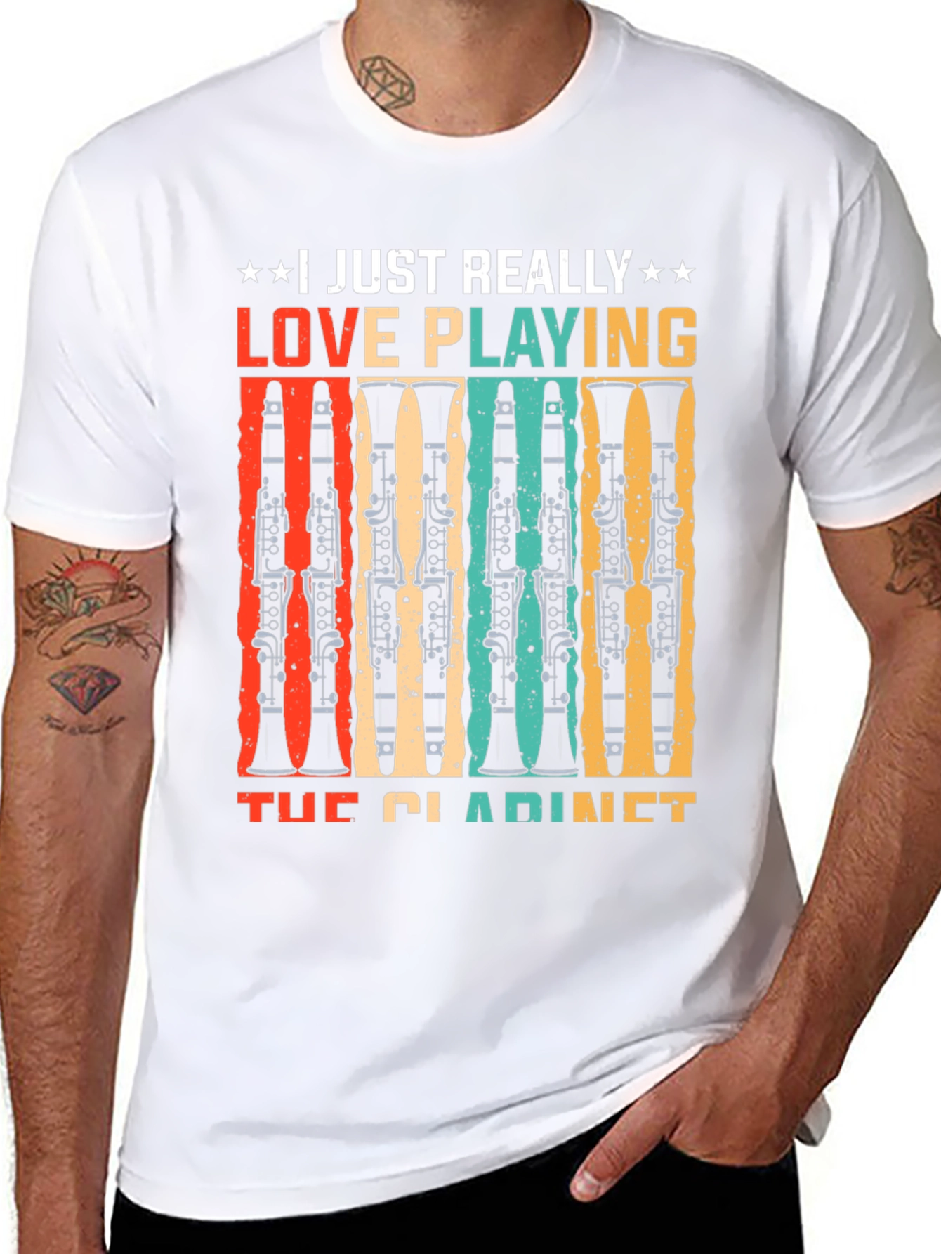 I Love Playing Clarinet T-Shirt