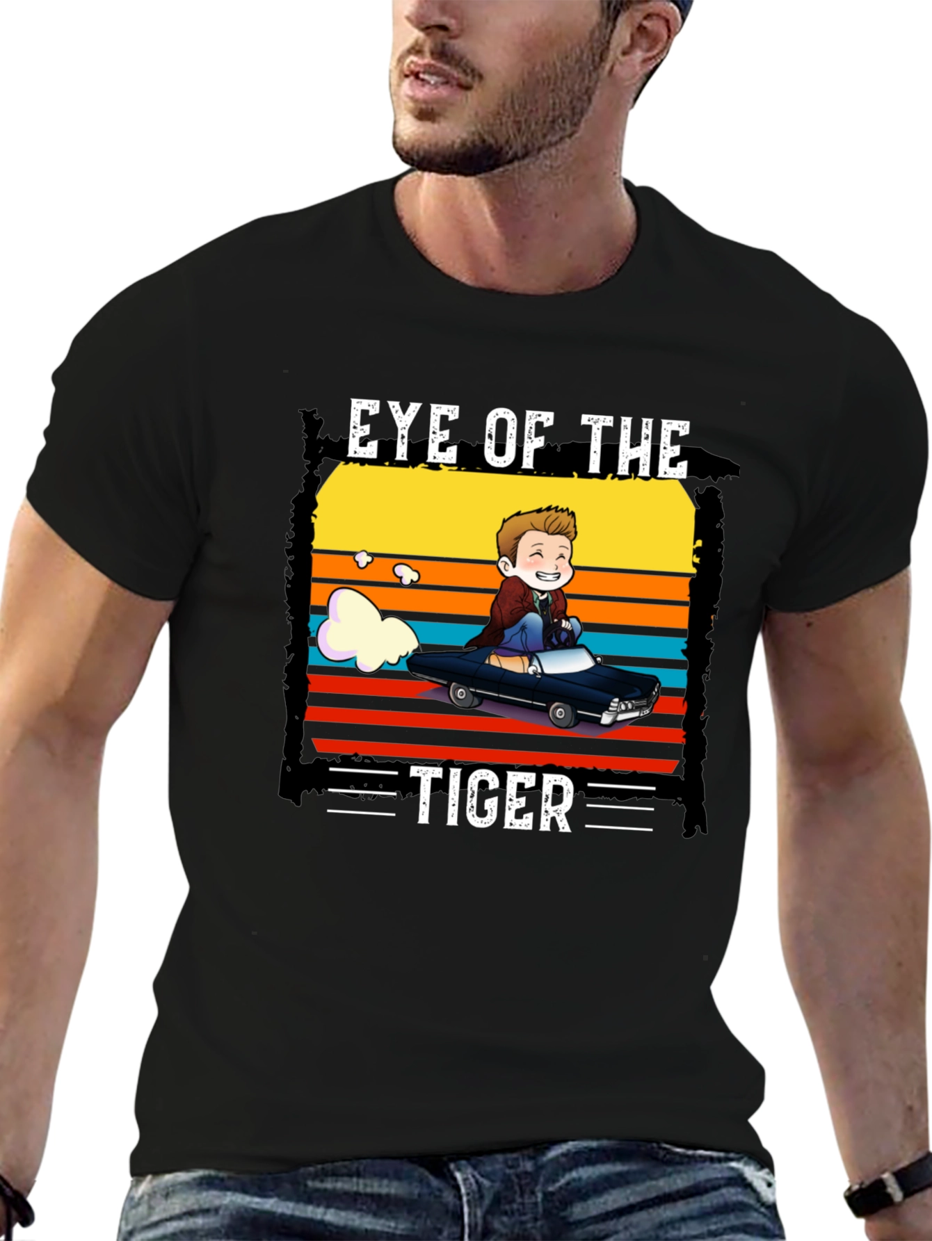 Eye of the Tiger Cartoon T-Shirt