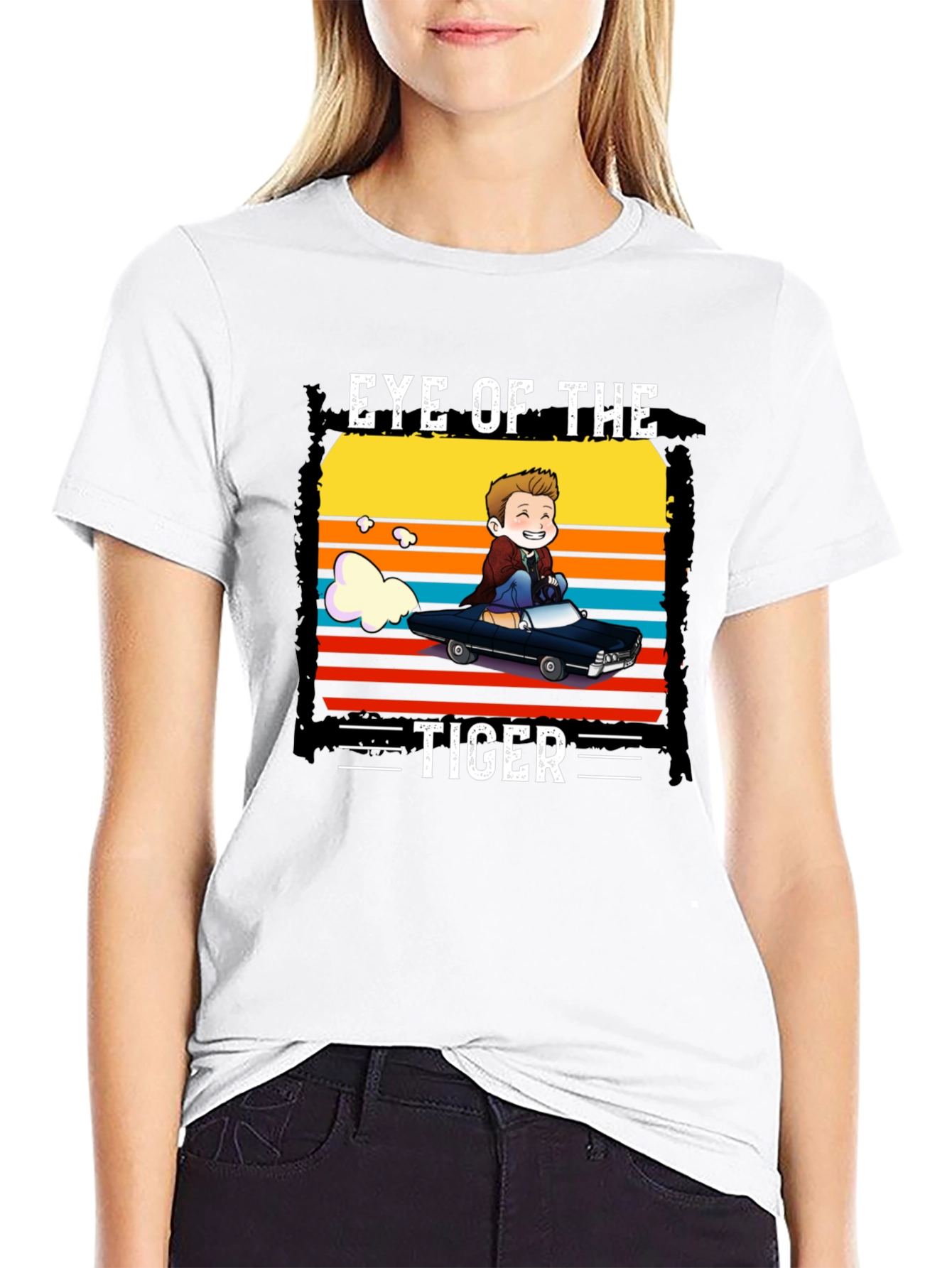 Eye of the Tiger Cartoon T-Shirt
