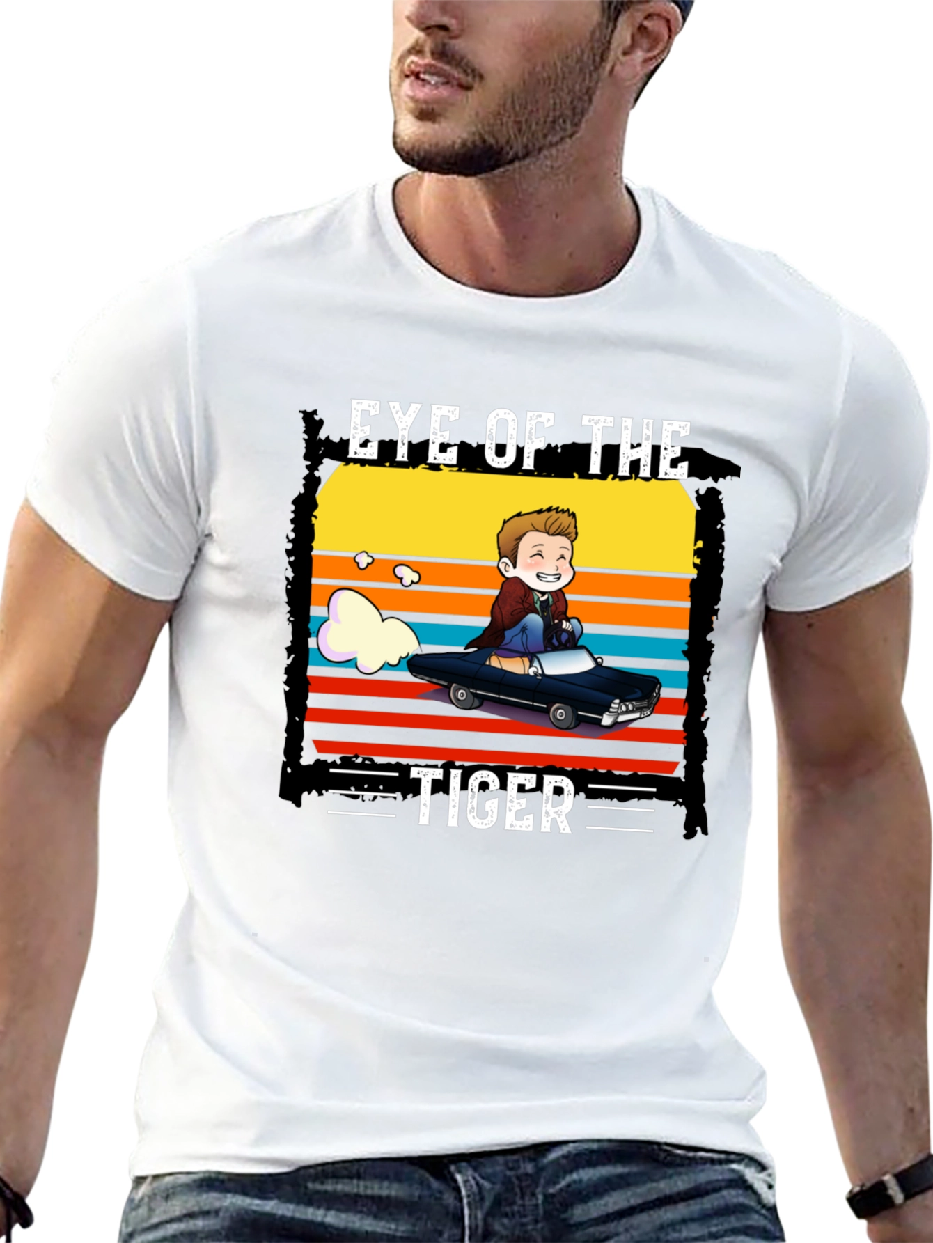Eye of the Tiger Cartoon T-Shirt