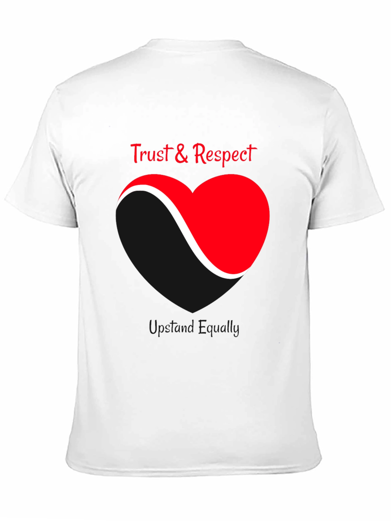 Trust & Respect Heart Graphic T-Shirt