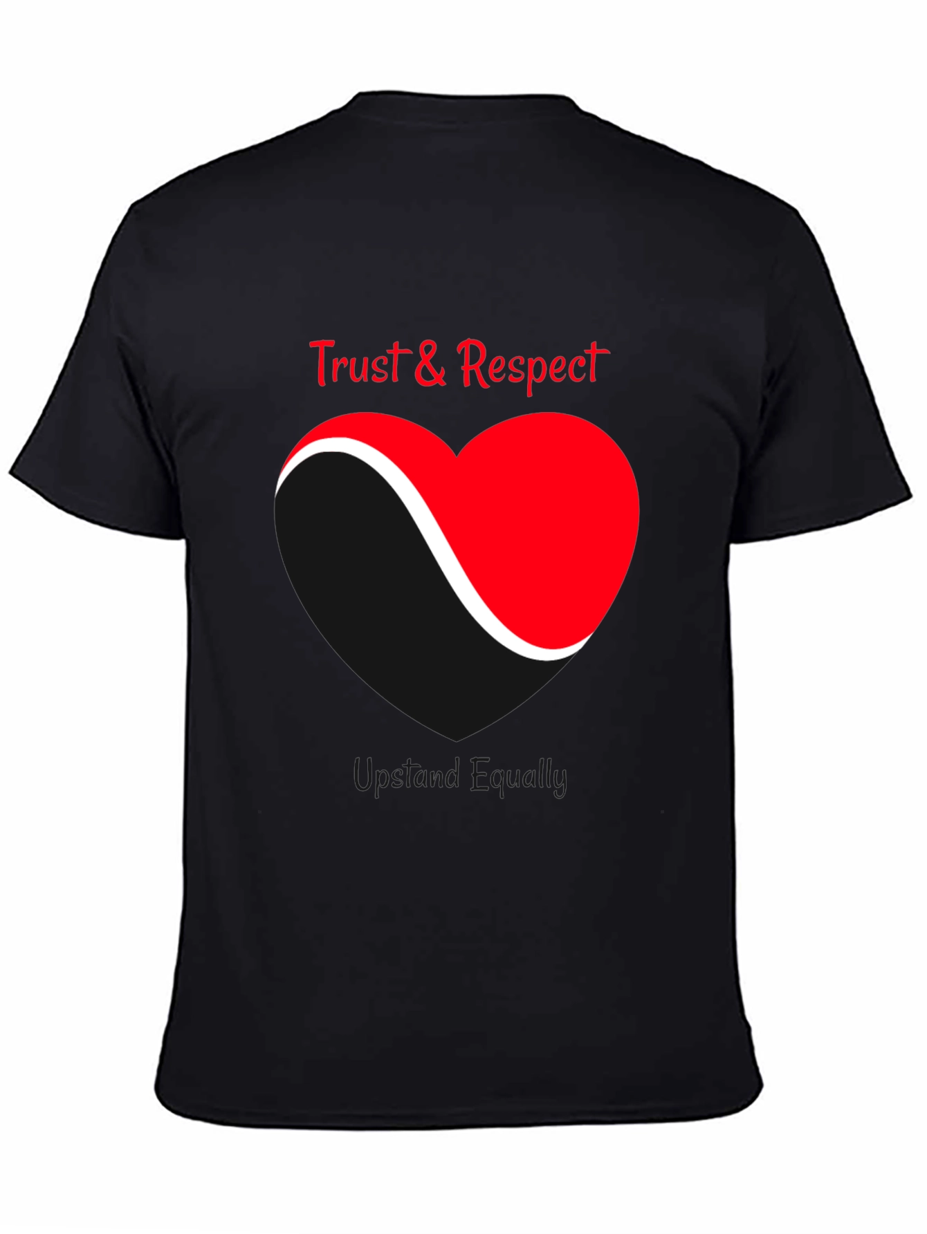Trust & Respect Heart Graphic T-Shirt