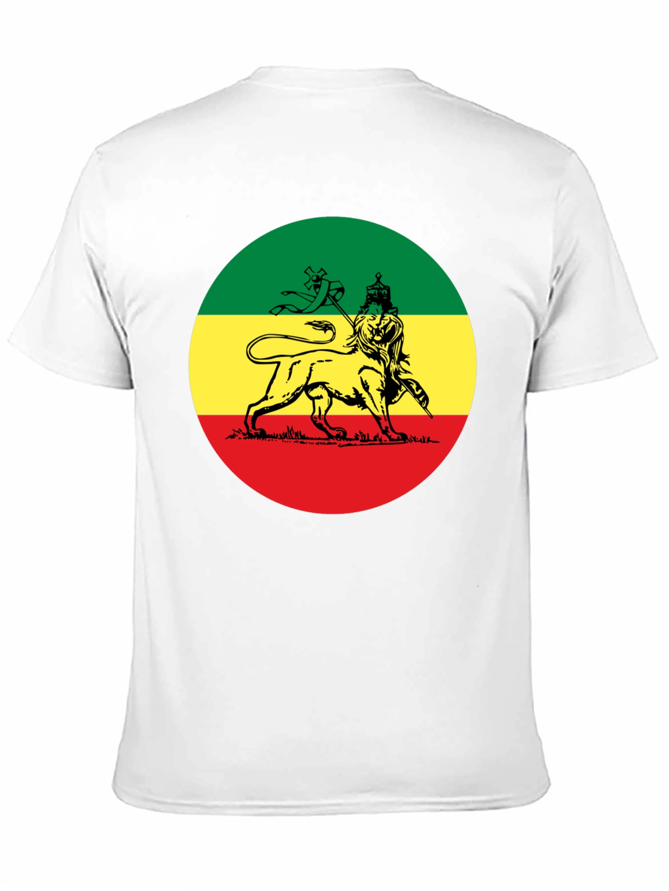Rasta Lion T-Shirt - Reggae Inspired Black Tee