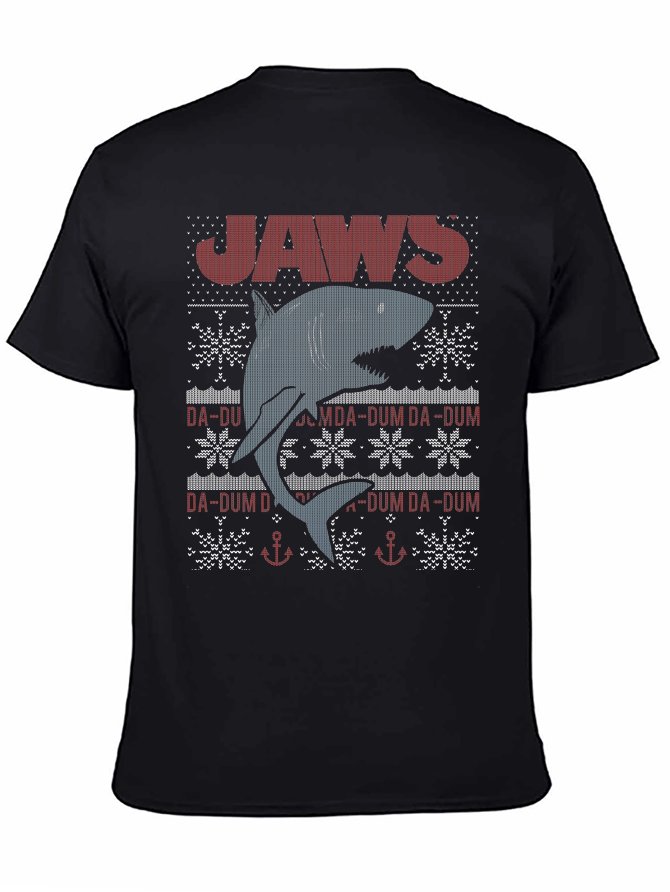 Jaws Christmas Sweater T-Shirt