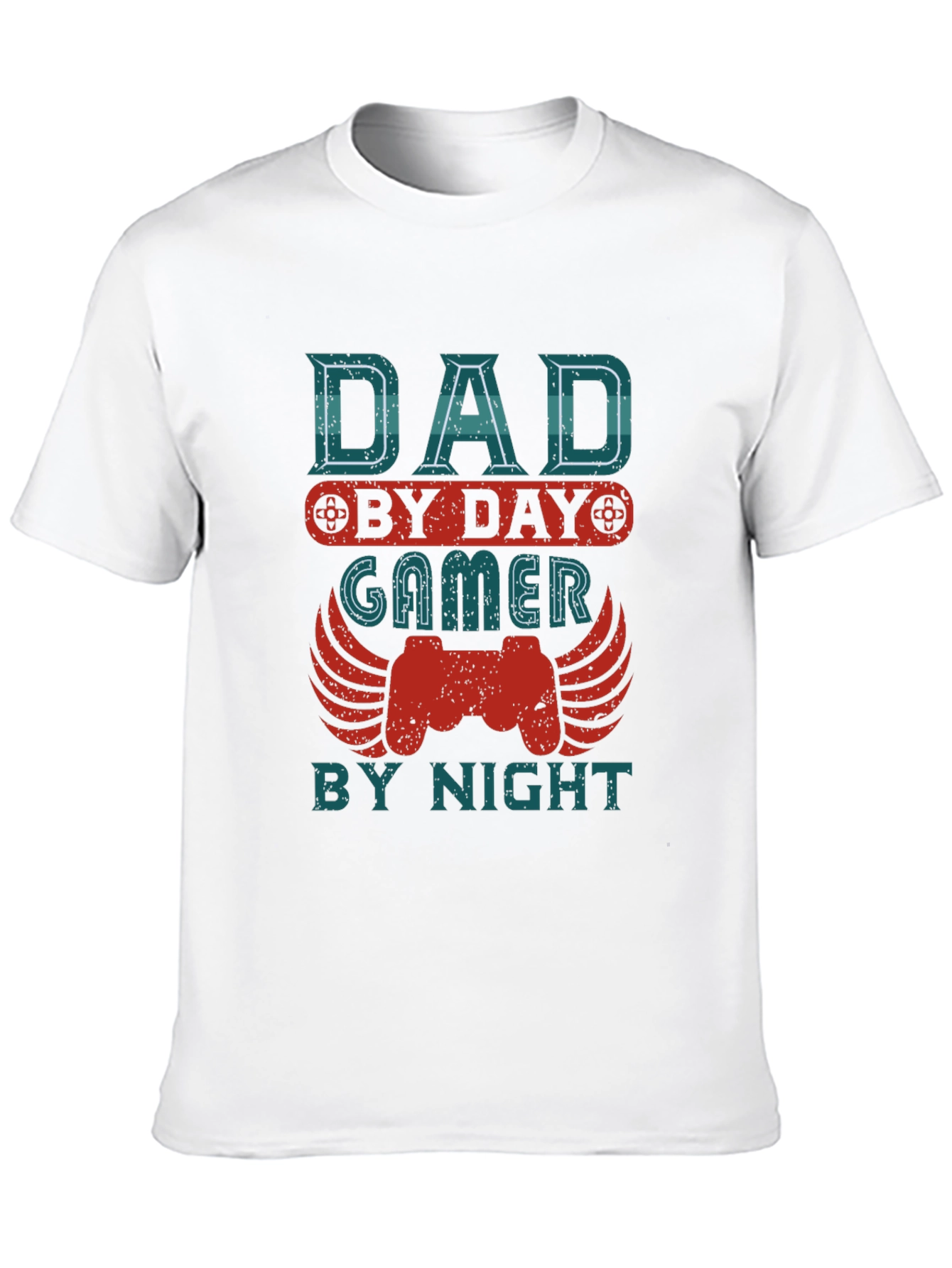 Dad By Day Gamer By Night Graphic Tee