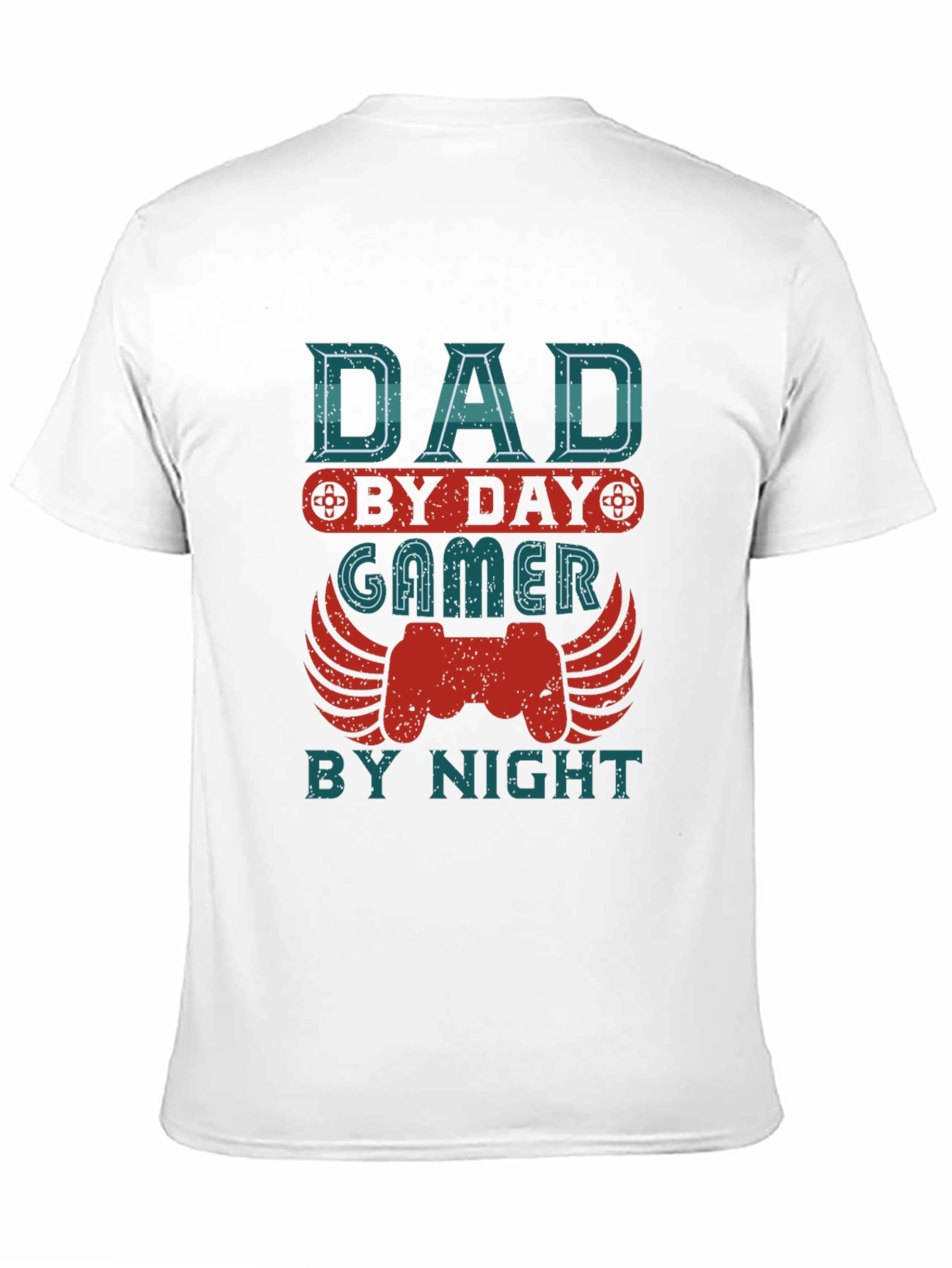 Dad By Day Gamer By Night Graphic Tee