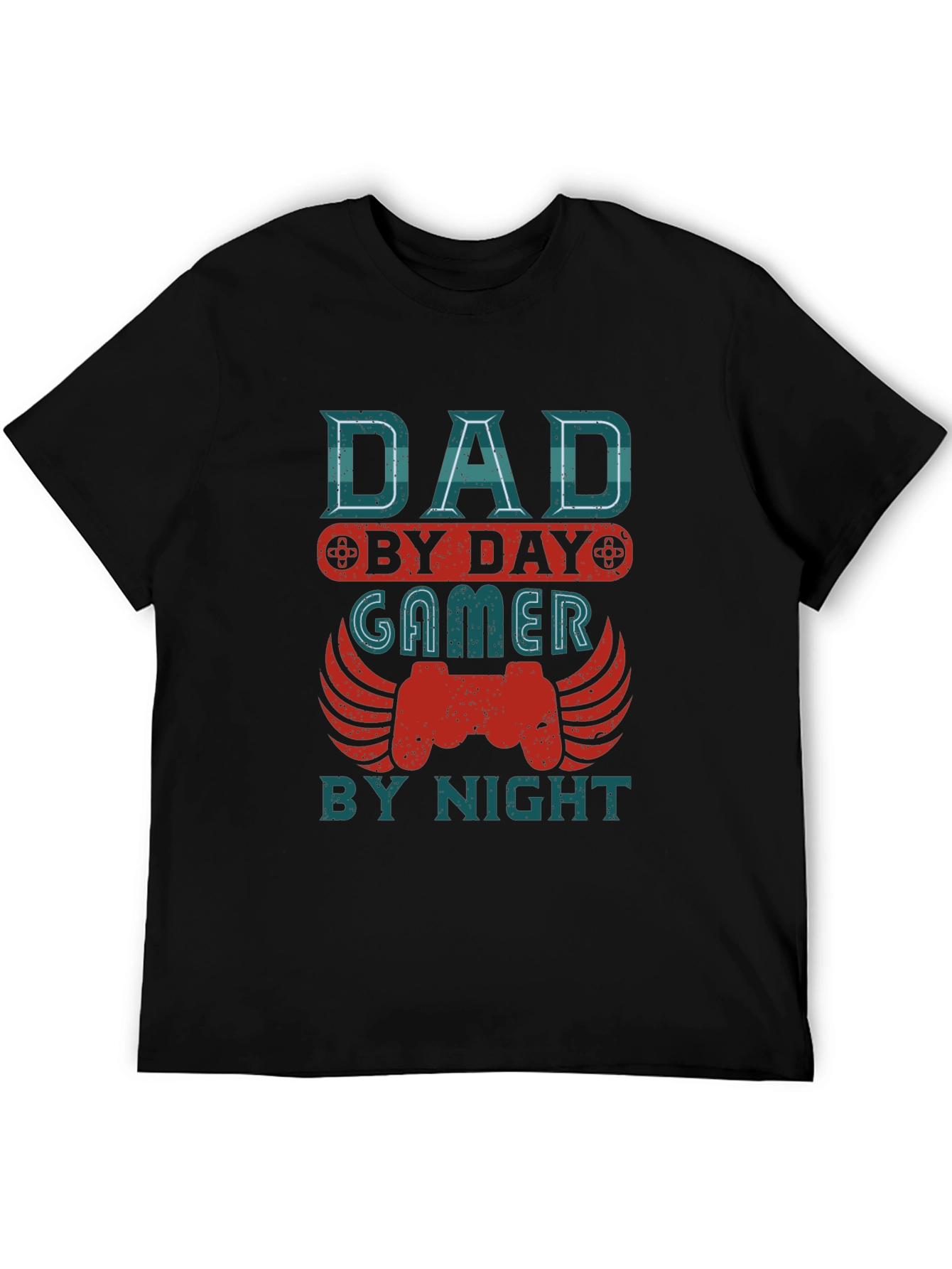 Dad By Day Gamer By Night Graphic Tee