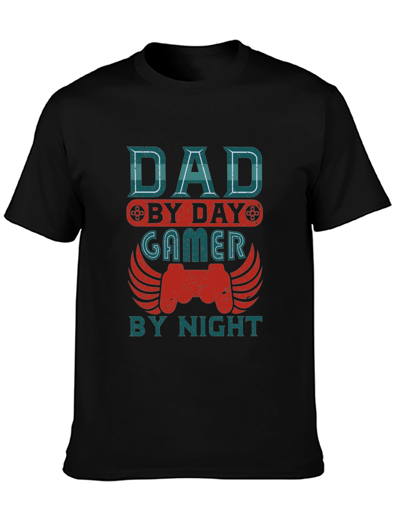 Dad By Day Gamer By Night Graphic Tee