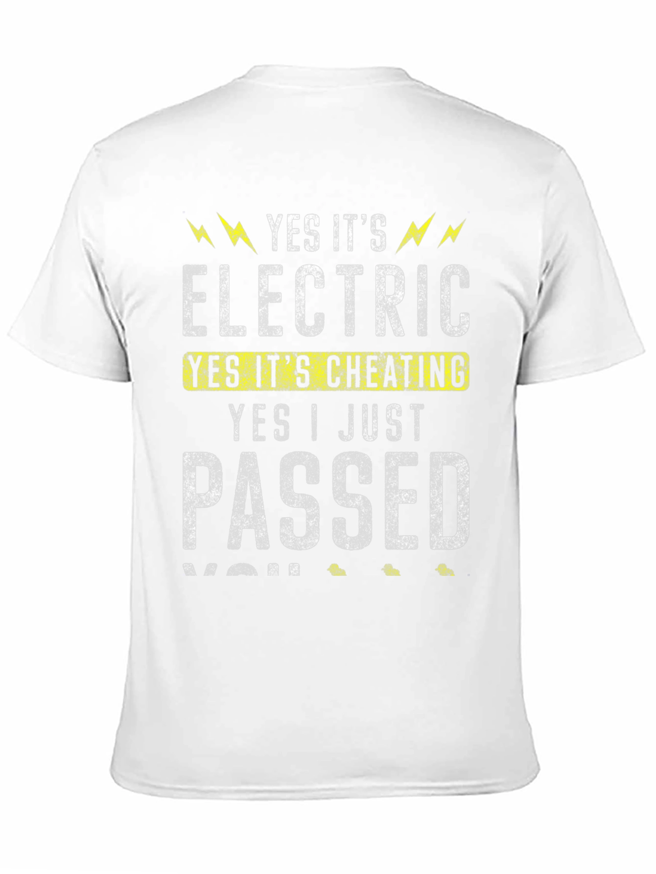 Electric Car T-Shirt - Yes Its Electric Funny Tee